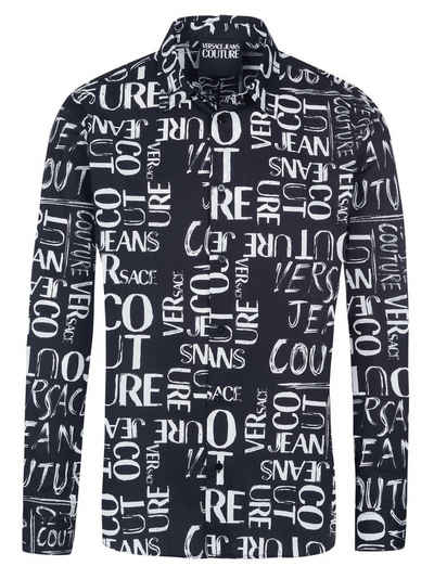Versace Langarmhemd Versace Jeans Couture Hemd schwarz