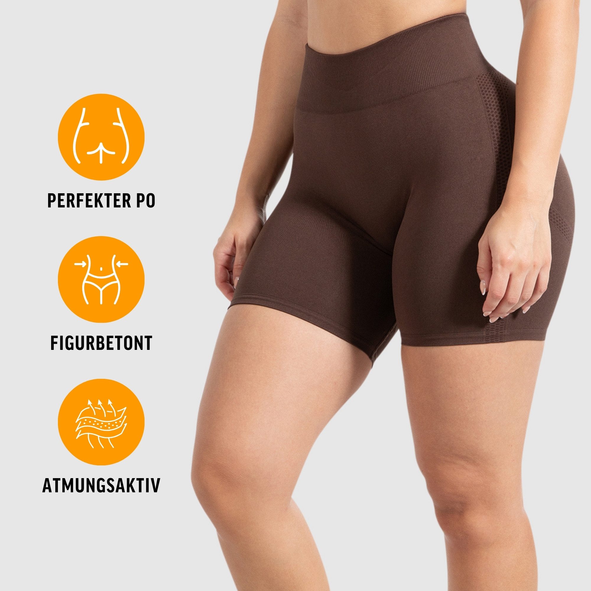 Smilodox Shorts Cetrina, High Waist Push Up Scrunch Hotpants mit hohem Bund günstig online kaufen