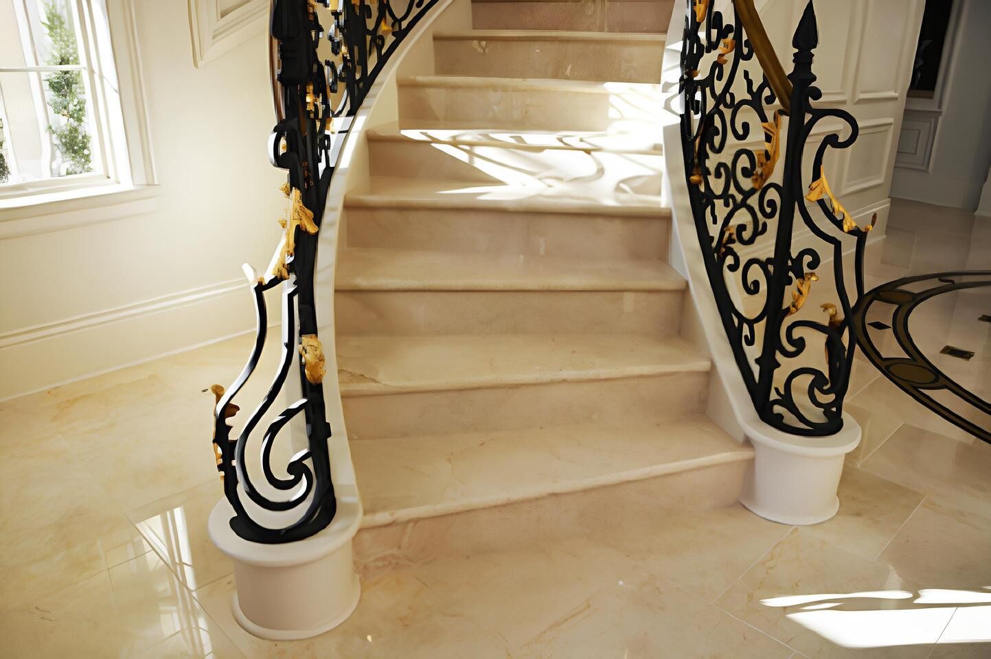Xlmoebel Bodenfliese Set 17 m² Marmor-Naturstein-Bodenfliesen luxuriöses Marmor Beige, Marmor, Beige, Marmor Luxury Crema Marfil, Hergestellt in Europa