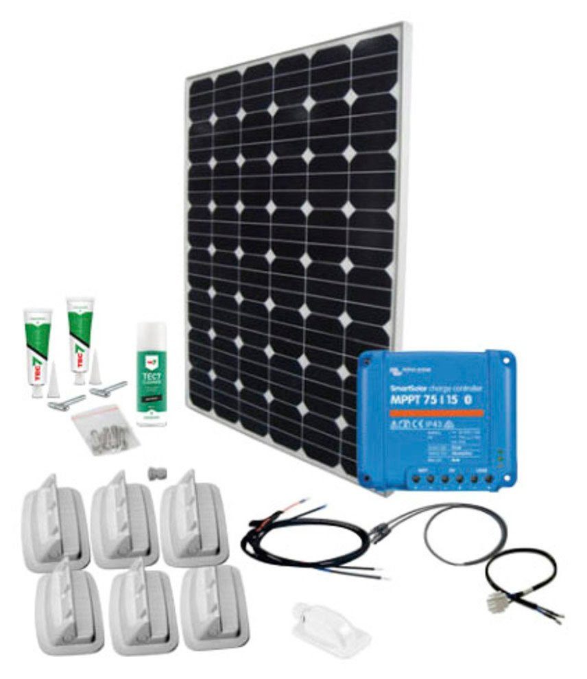 Phaesun Solaranlage SPR Caravan Kit, Solar Peak MPPT SMS15 170 W, 170 W, Monokristallin, (Komplett-Set)