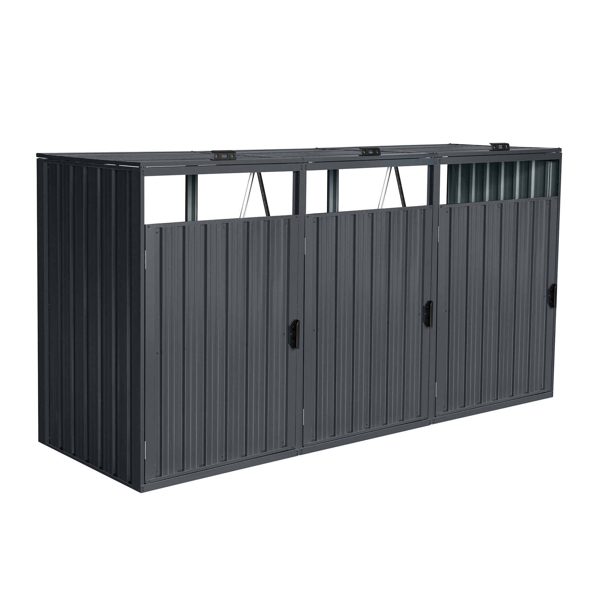 KONIFERA Mülltonnenbox Santander, BxTxH: 240x80x122 cm