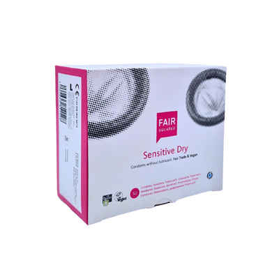Fair Squared Kondome Vegane Kondome Sensitive Dry 50er Verpackung, vegan