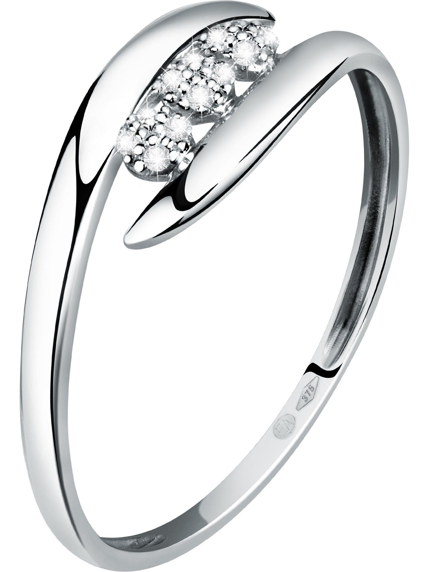 CHRIST Diamantring CHRIST Damen-Damenring 375er Weißgold günstig online kaufen