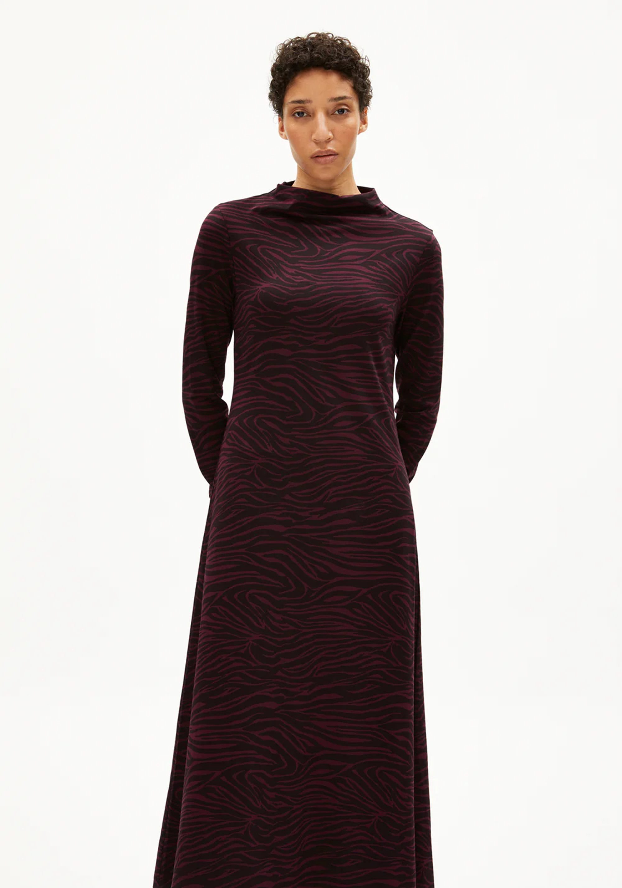 Armedangels A-Linien-Kleid DAILIMAA ZEBRARAA günstig online kaufen
