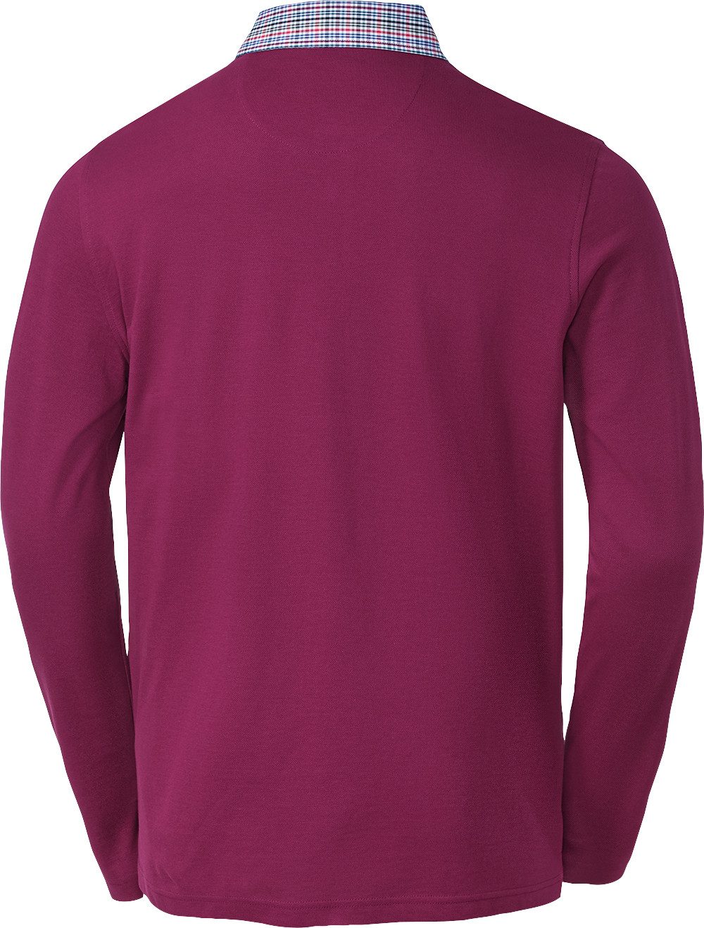 Franco Bettoni Langarm-Poloshirt Hohe Hautverträglichkeit durch 100% Baumwo günstig online kaufen