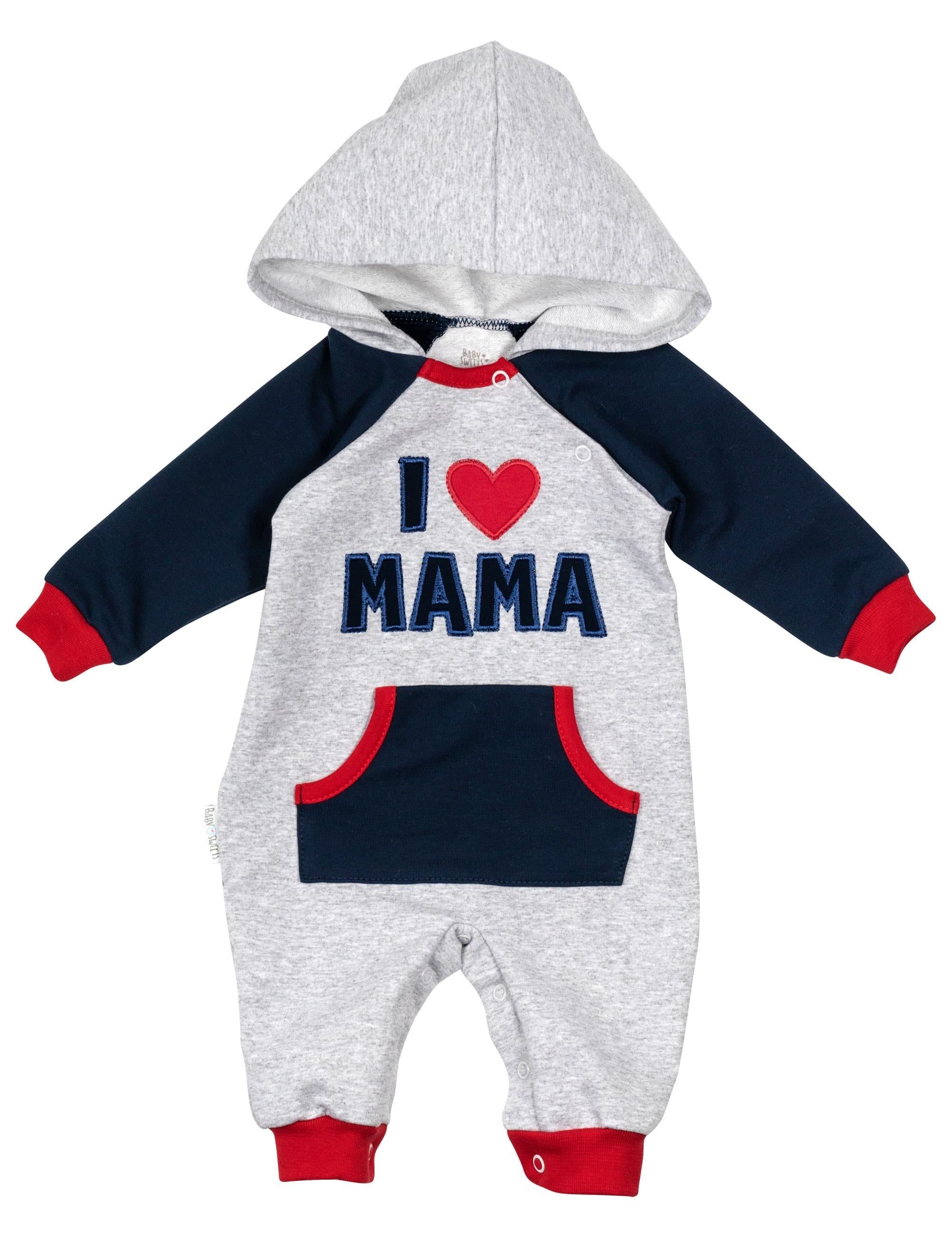 Baby Sweets Overall Strampler, Overall I Mama love (1-tlg)