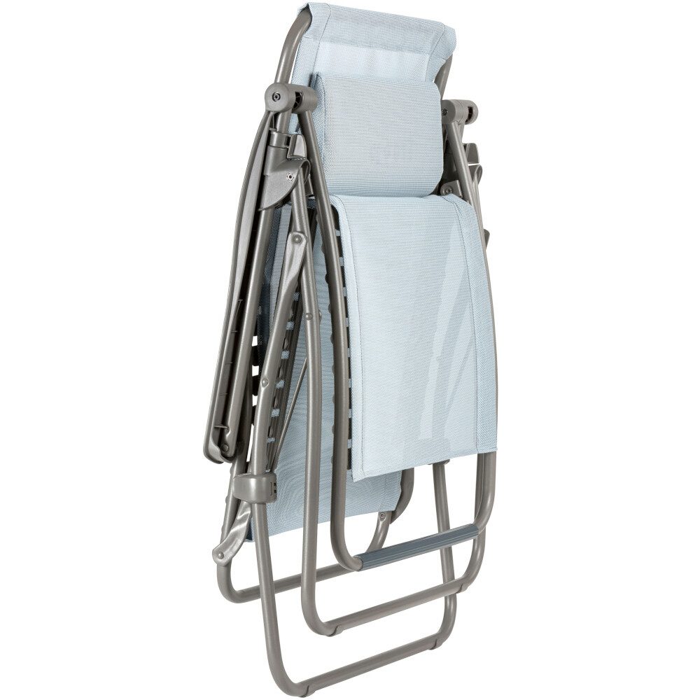 Lafuma Multifunktionsliege Relaxsessel Zero Gravity RSXA Clip, Batyline Gewebe / hellblau