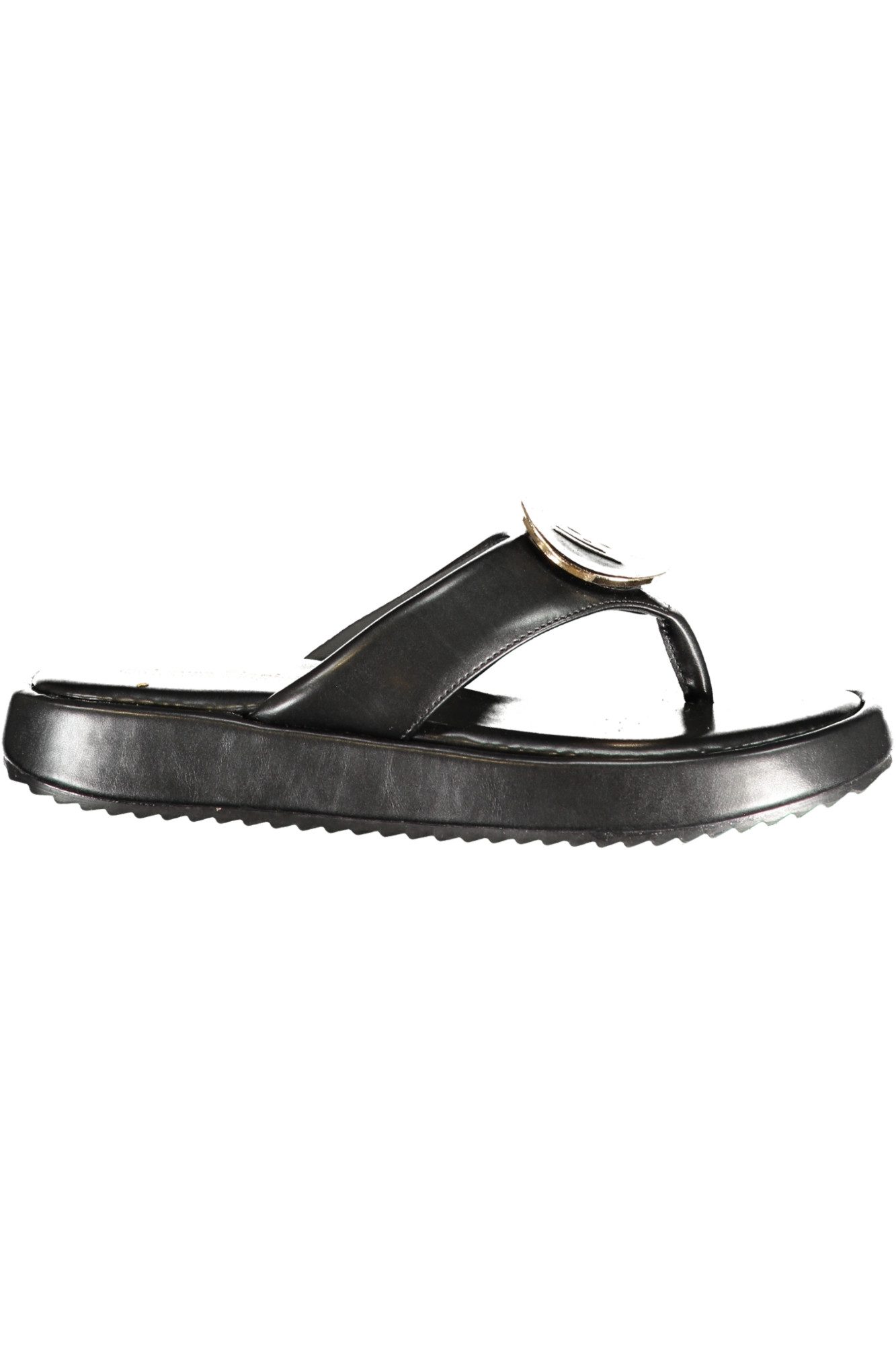 Laura Biagiotti Zehentrenner Elegante Damensandale: Schwarze