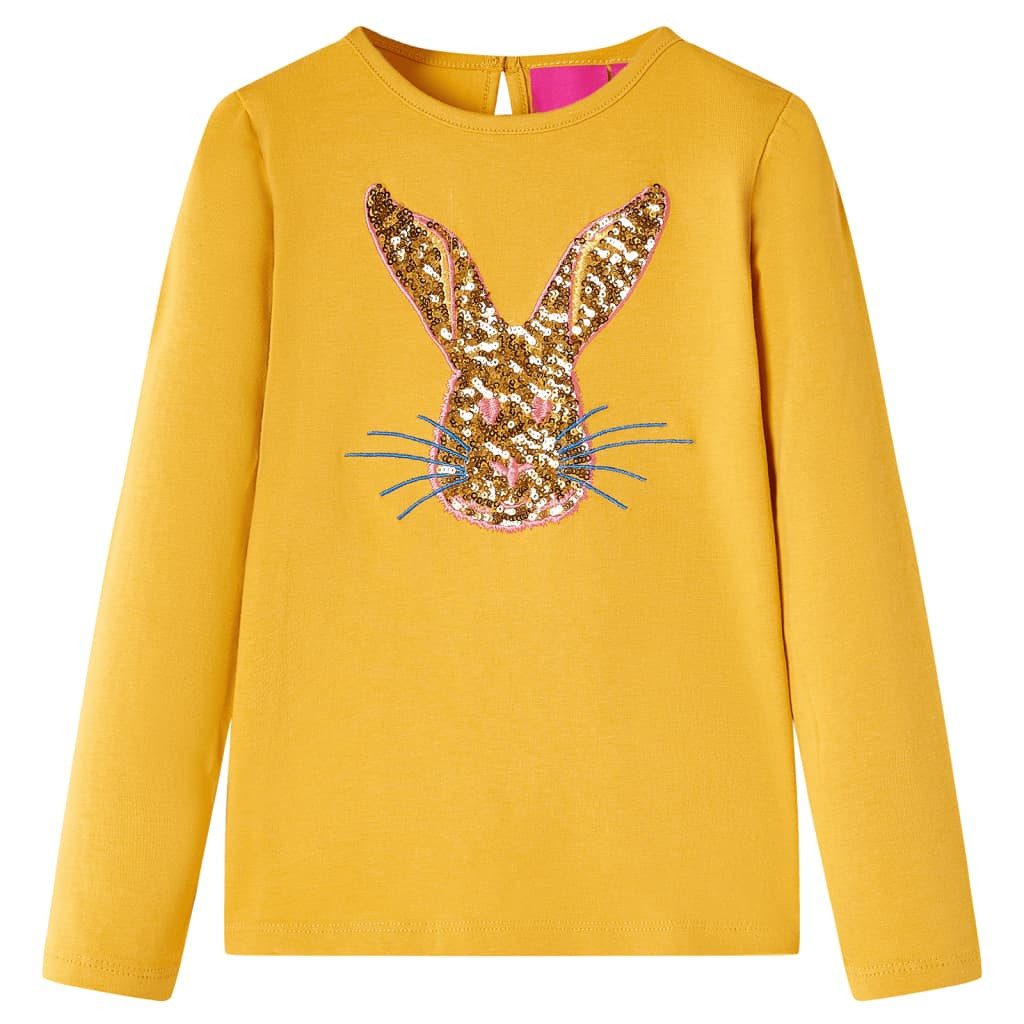 Langarmshirt Kinder-Langarmshirt Ocker 116