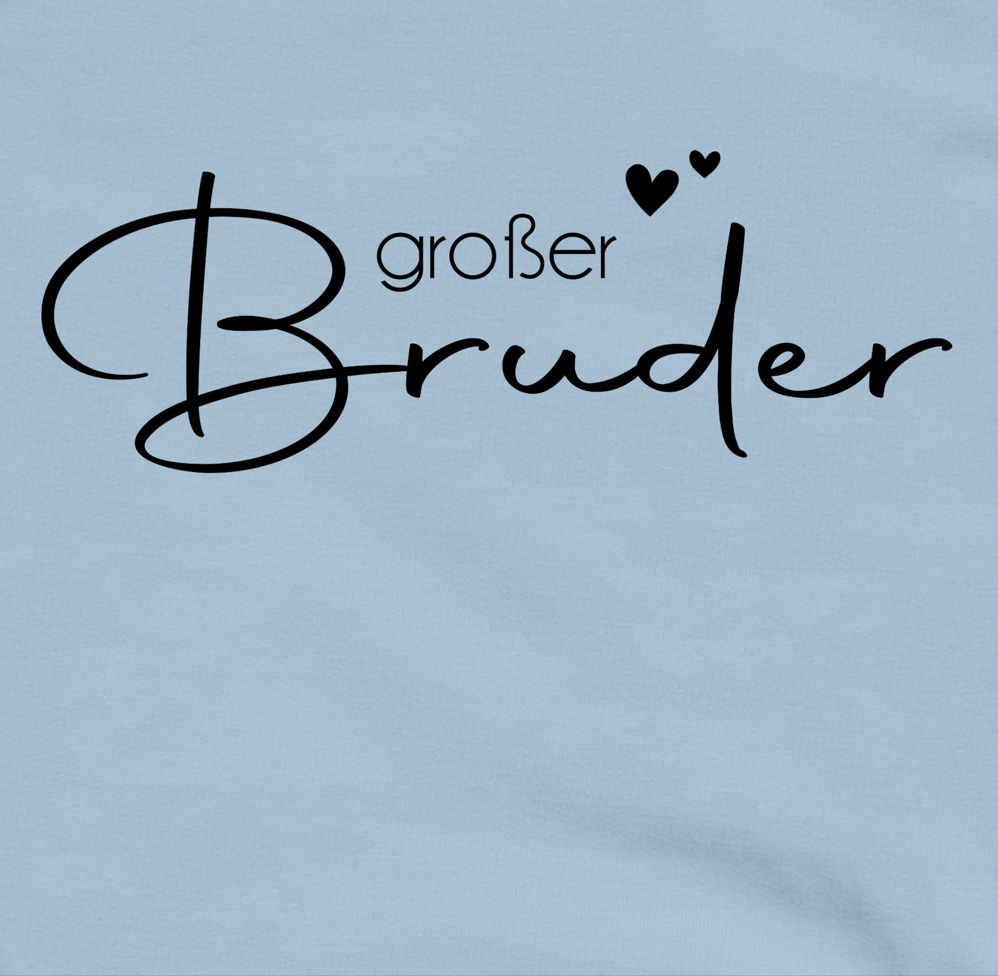 Bruder Brother Bruder 2 - Großer Sweatshirt Großer Big Hellblau Shirtracer