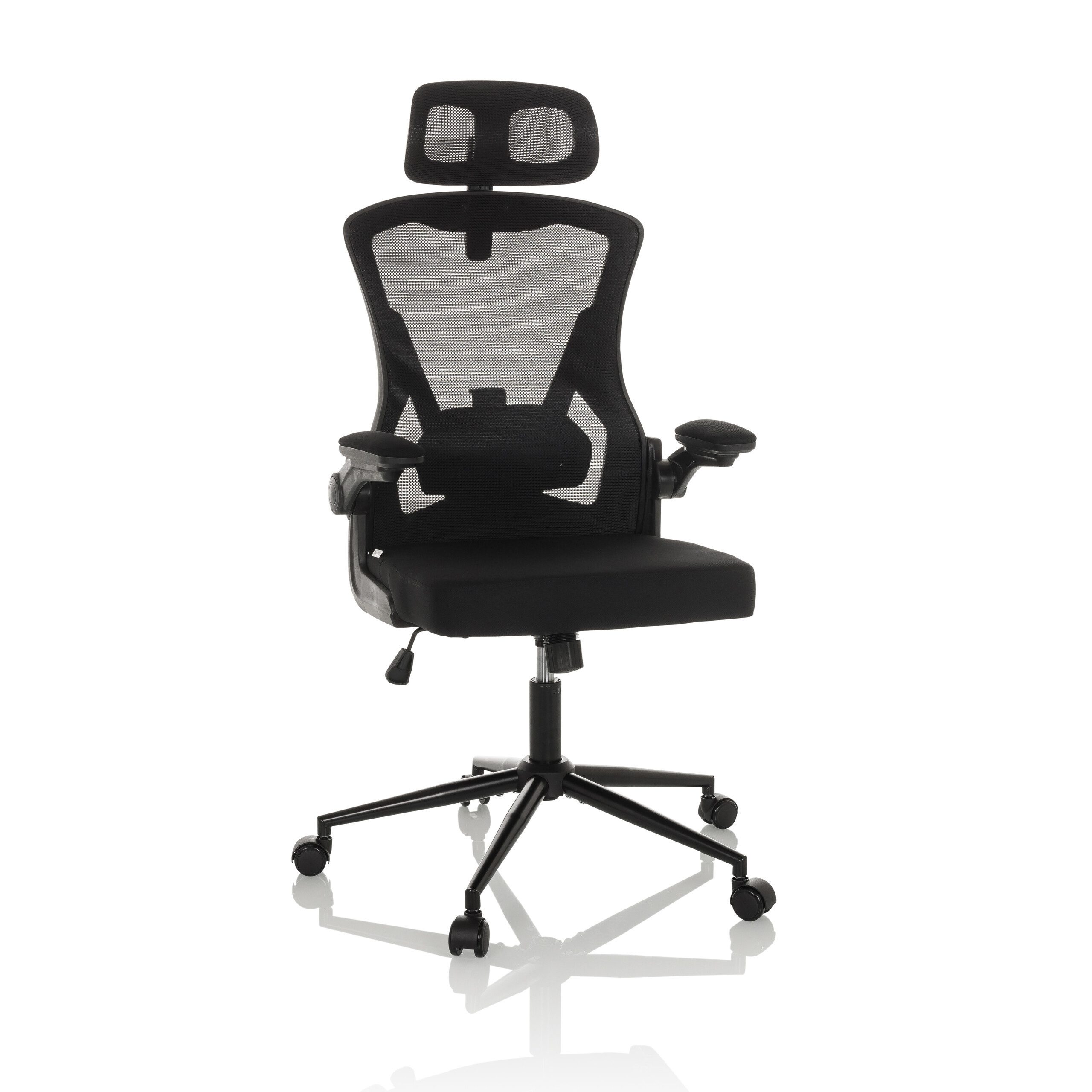 hjh OFFICE Drehstuhl Profi Bürostuhl Arigano Stoff / Netzstoff (1 St), Ergonomischer Chefsessel, Schreibtischstuhl höhenverstellbar