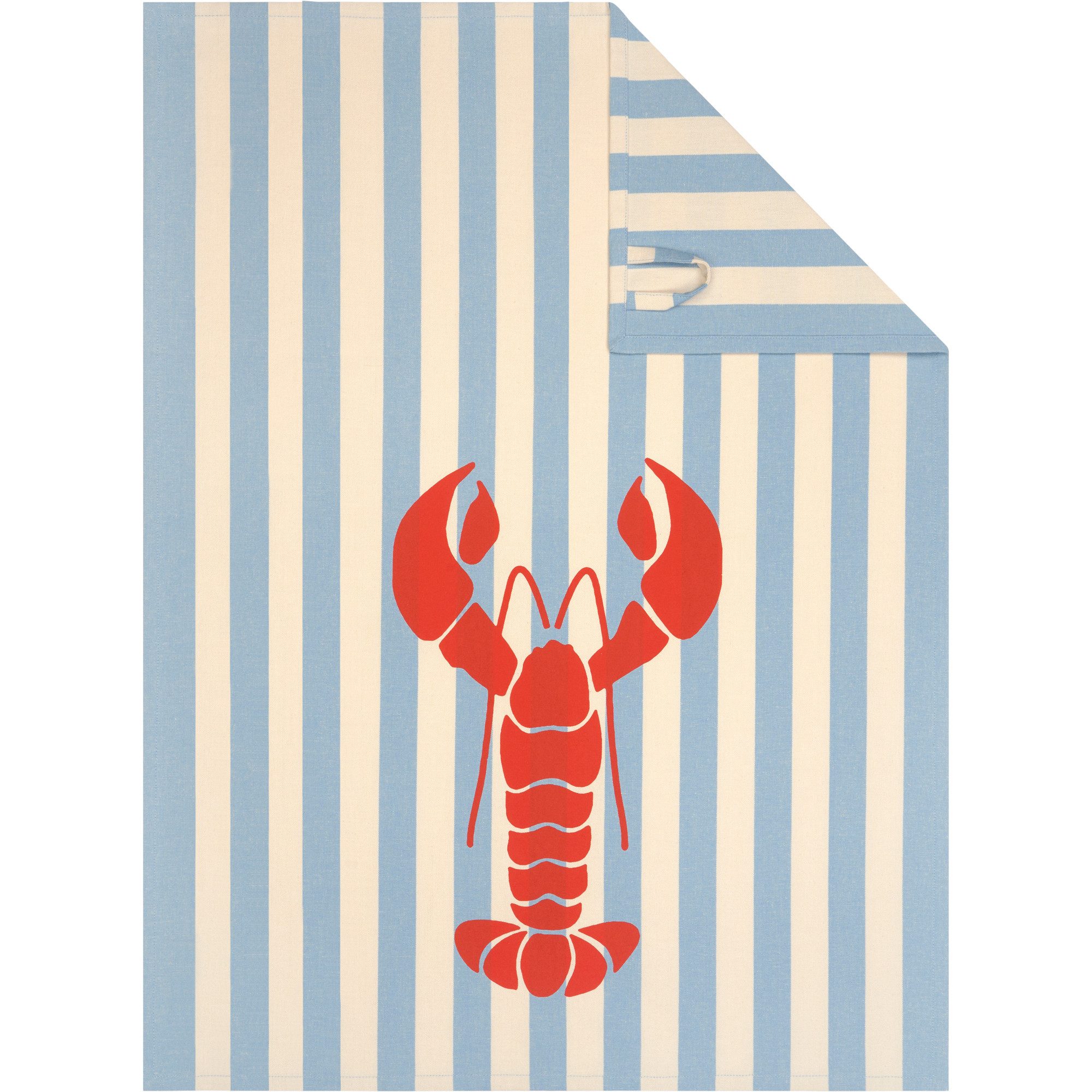 Cawö Home Geschirrtuch Prints & Stripes Hummer 542, (1-tlg)