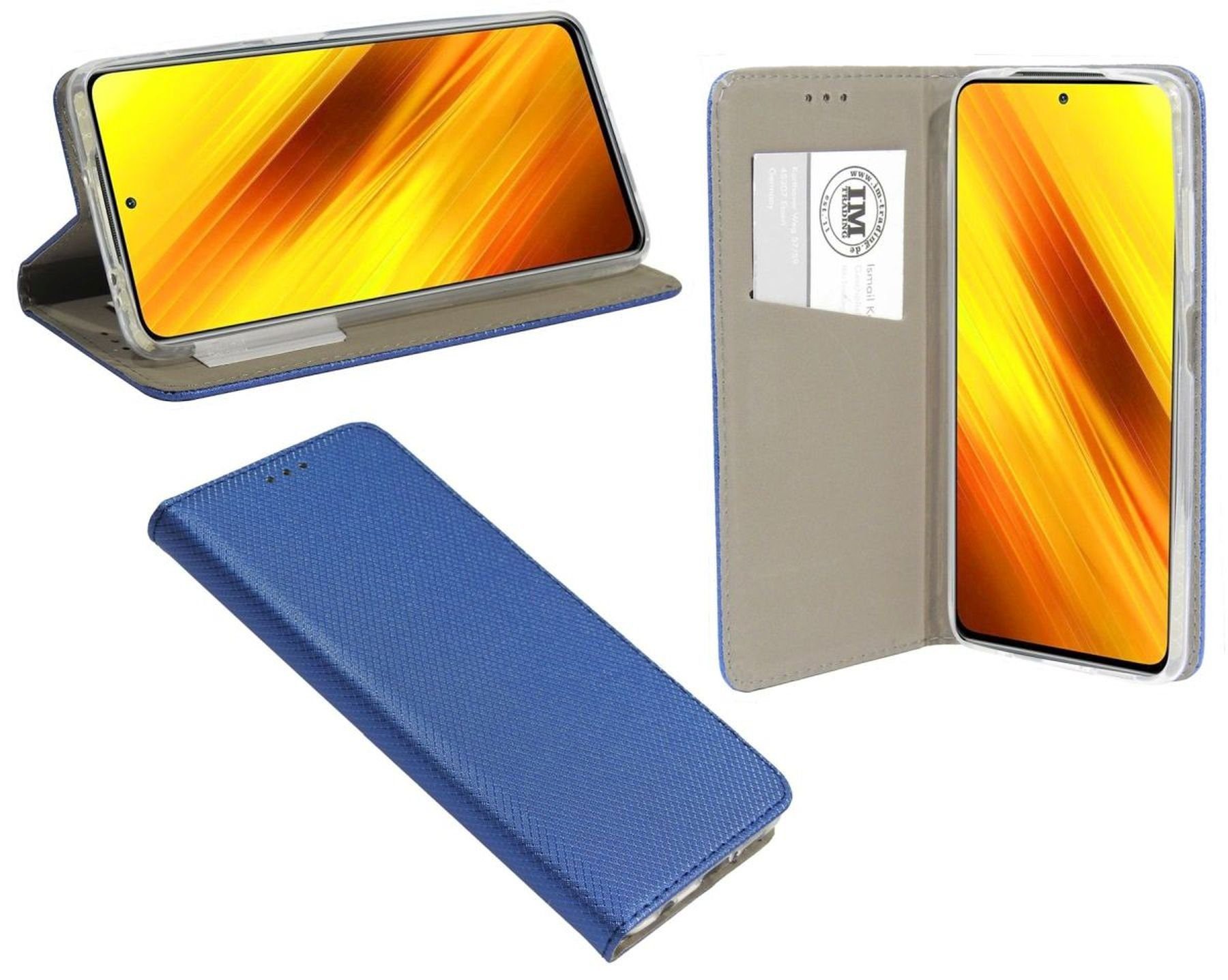 cofi1453 Handyhülle Hülle Smart Tasche für Xiaomi Poco X3 NFC 6,67 Zoll, Schutzhülle Handy
