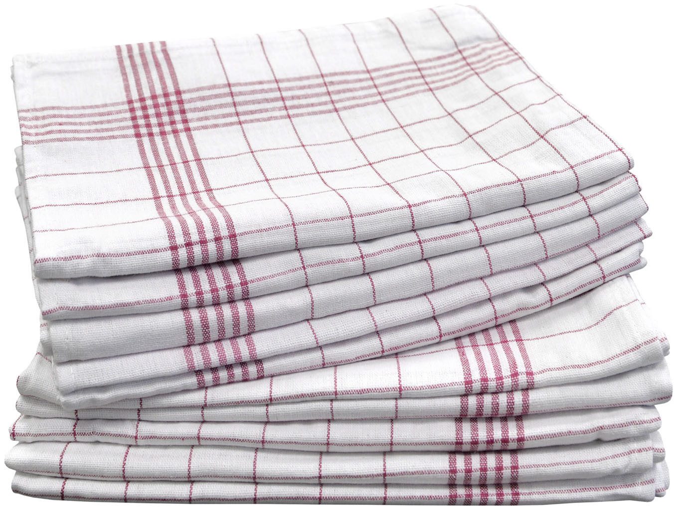 Dyckhoff Geschirrtuch Karo, (Packung, 10-tlg., 10 günstig online kaufen
