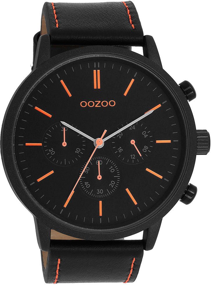 OOZOO Quarzuhr C11209, Armbanduhr, Herrenuhr, Lederarmband, günstig online kaufen