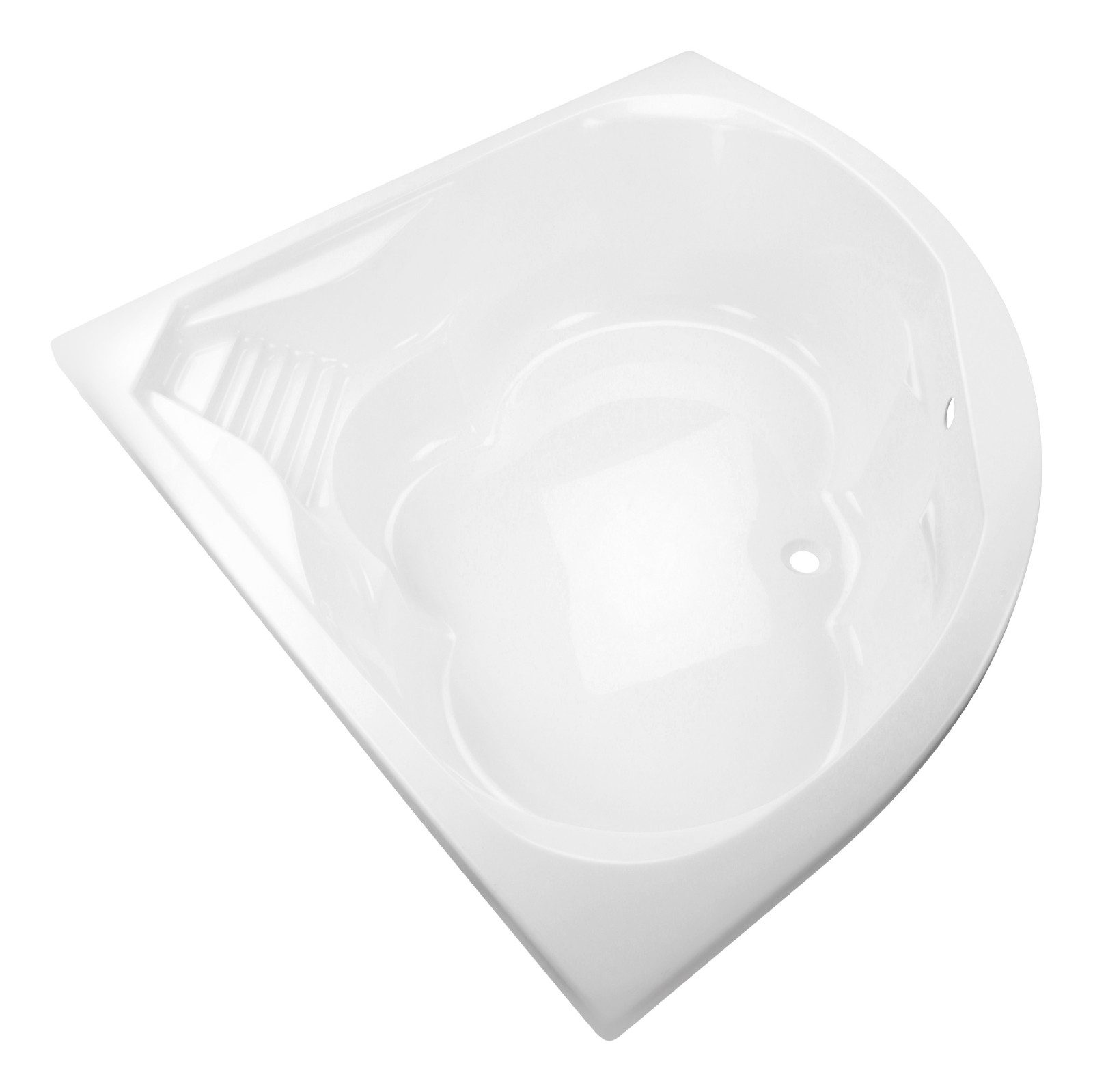 Calmwaters Eckwanne Curved Wellness, (1-tlg), 150 x 150 cm, Acryl, Eckwanne Duo, Sitzbadewanne, 02SL3015