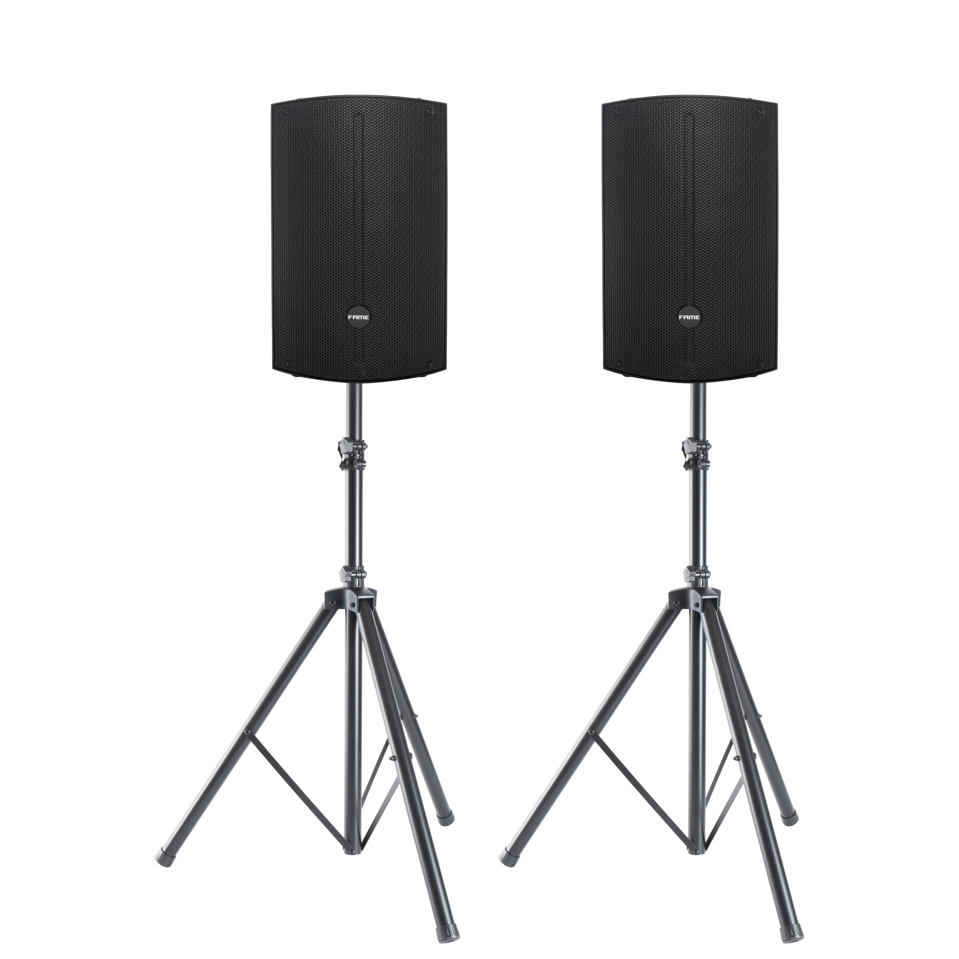 FAME Lautsprecher (Audio Discovery 10A DSP, Aktiver Lautsprecher Set, Live-Auftritte)