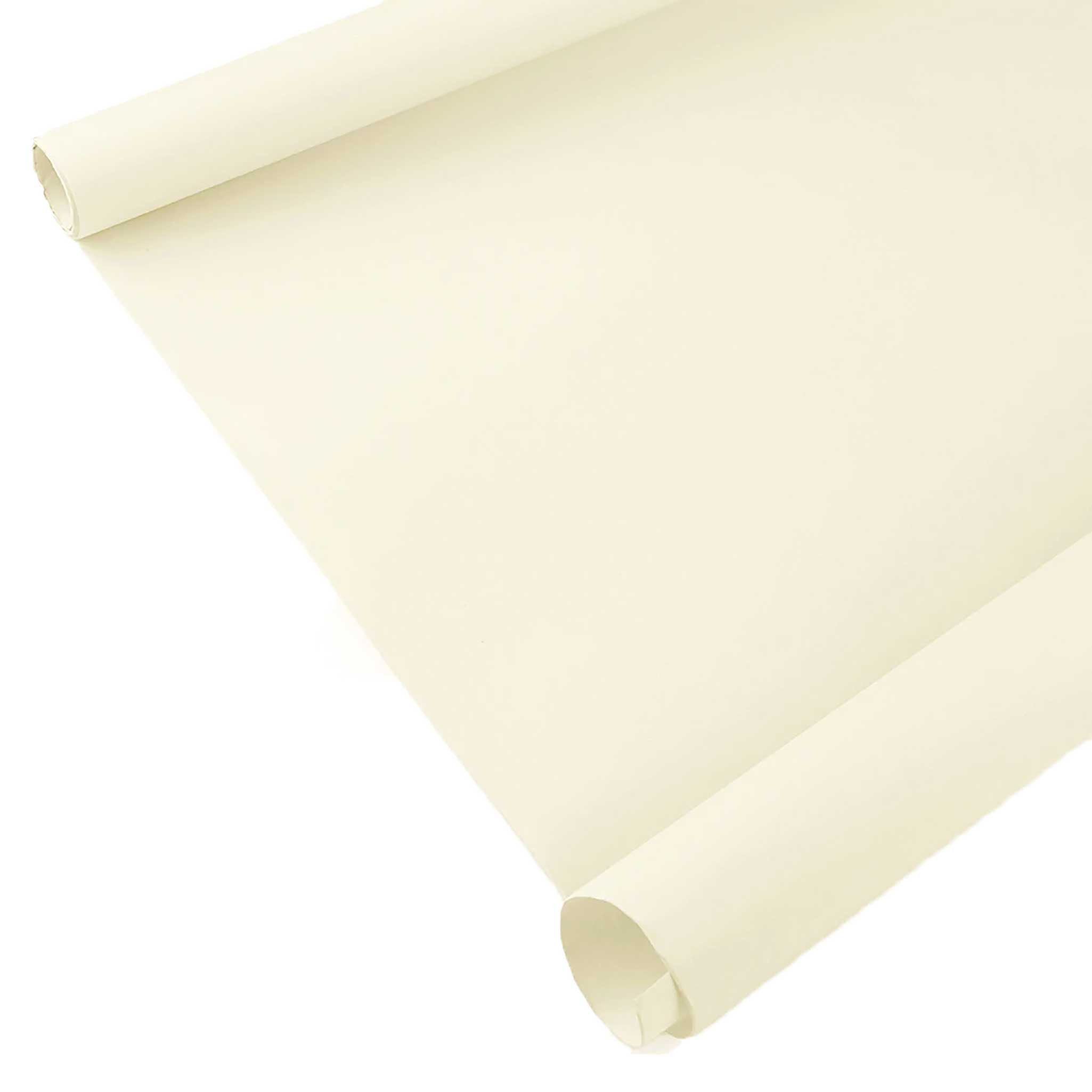 maDDma Geschenkpapier Geschenkpapier uni matt 1 Rolle Dekopapier Verpackungspapier, creme