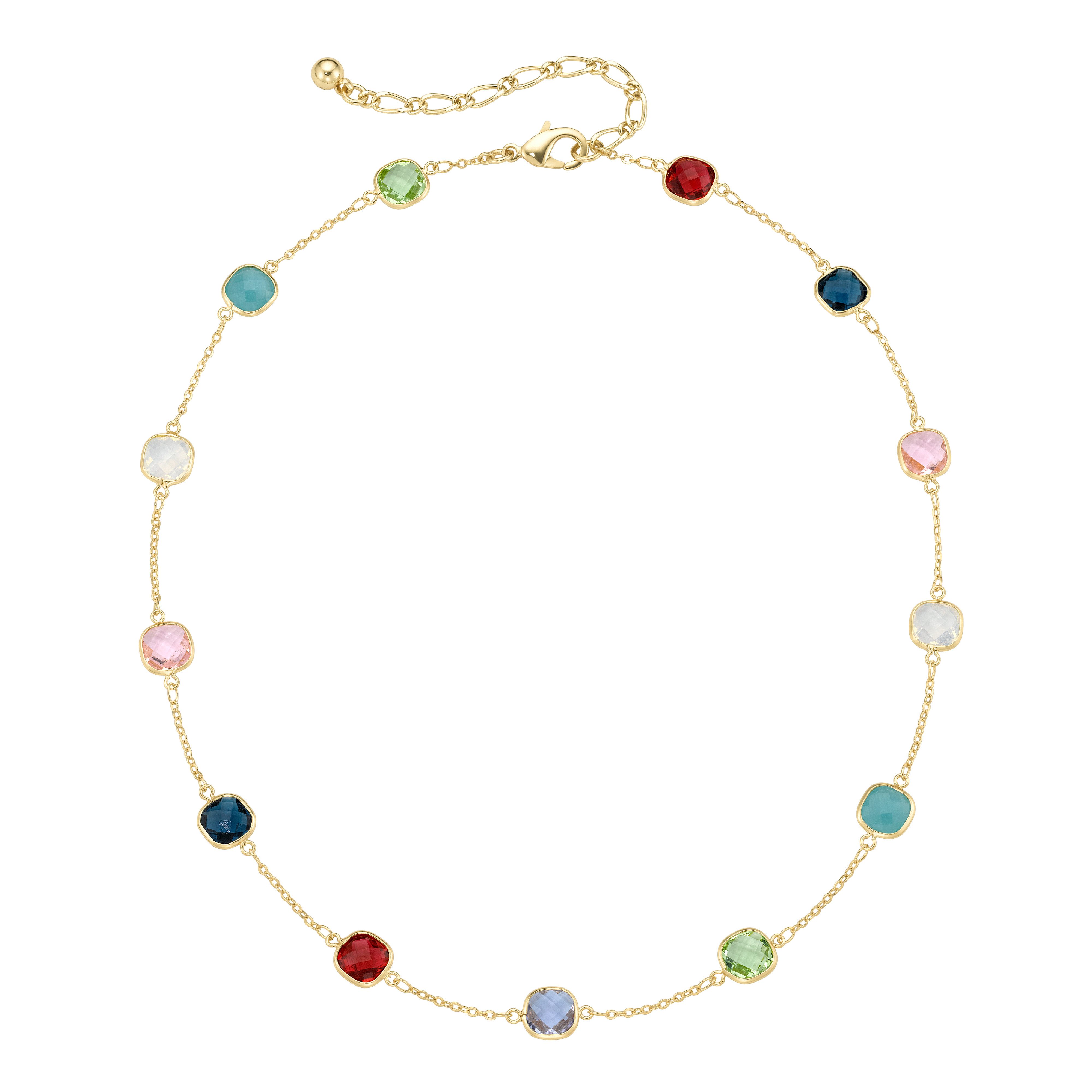 Firetti Collier Schmuck Geschenk Halsschmuck Halskette, mit Kristallstein