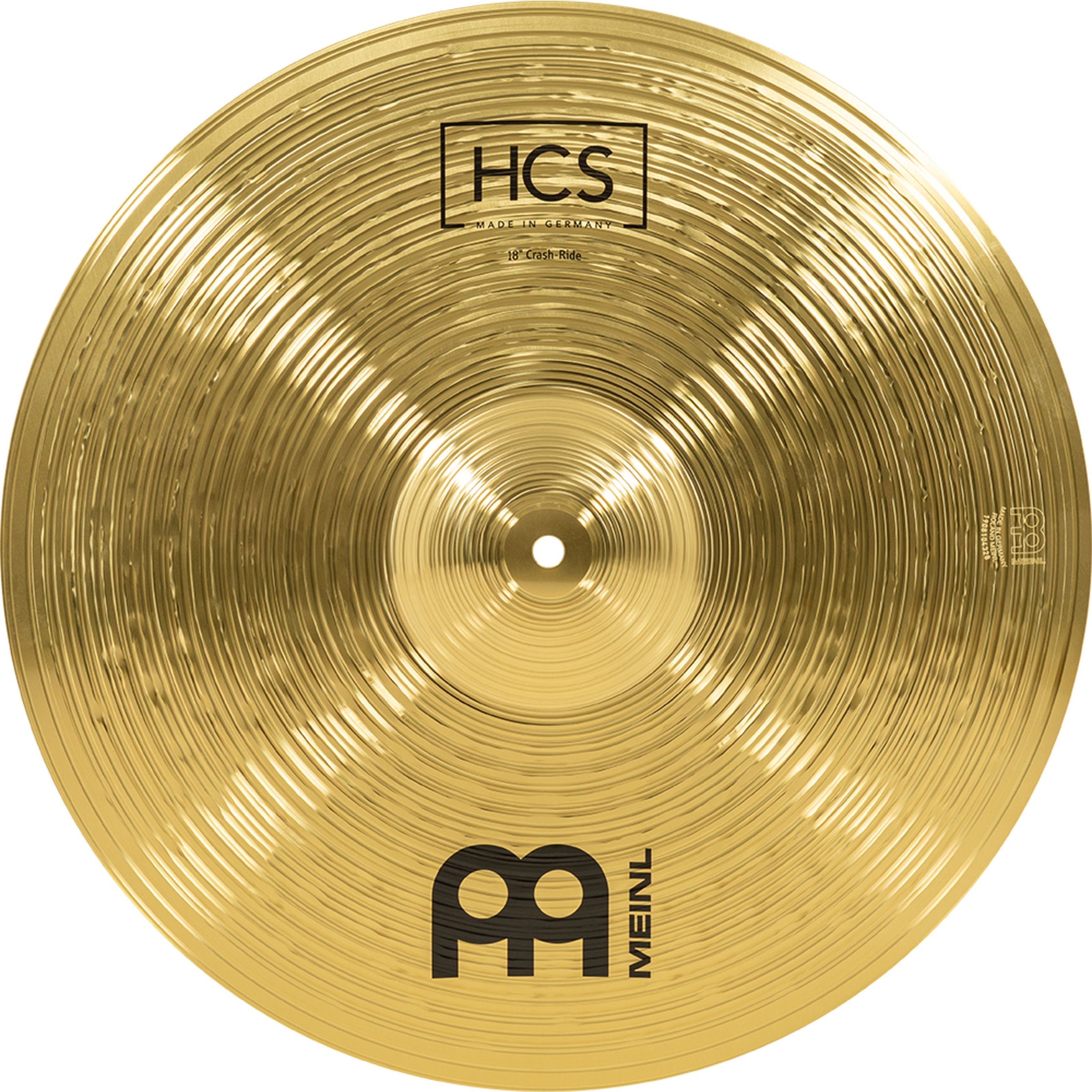 Meinl Percussion Becken,HCS Crash Ride 18", HCS18CR, Cymbals, Crash Ride Becken, HCS Crash Ride 18", HCS18CR - Crash Ride Becken