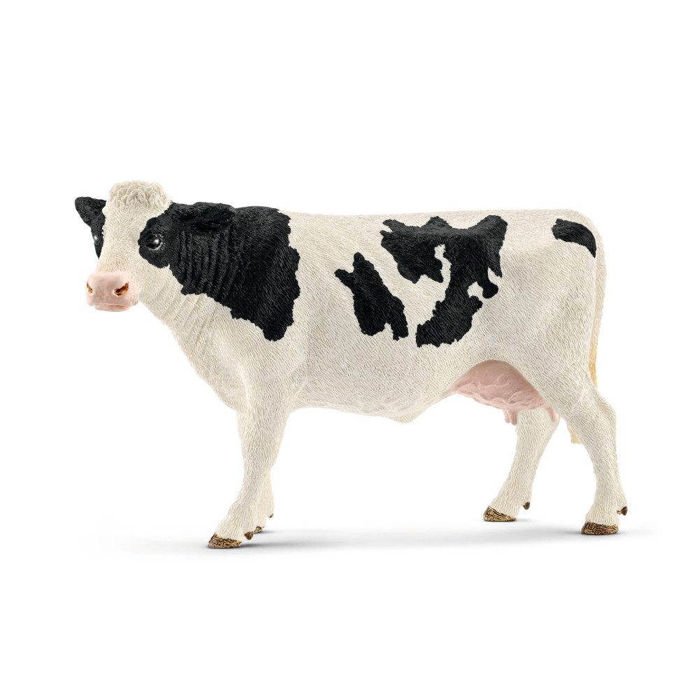 Schleich® Spielfigur schleich Farm World Kuh Schwarzbunt 8,1cm