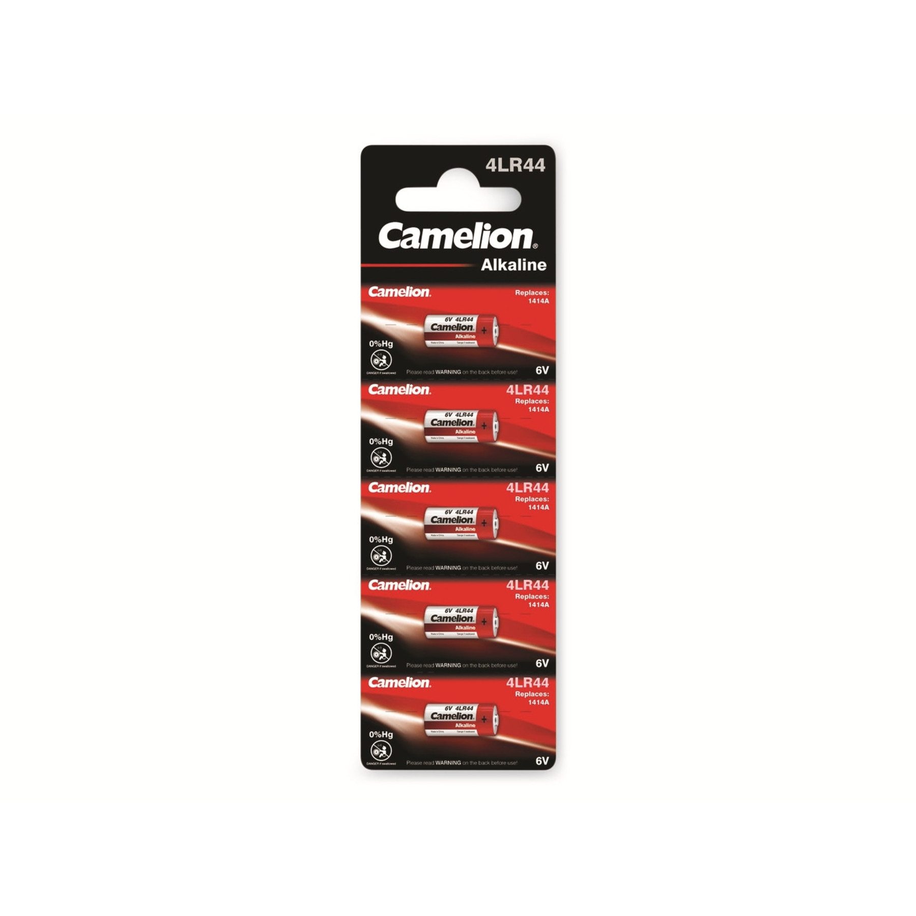 Camelion CAMELION Alkaline-Batterie 4LR44 5 Stück Batterie