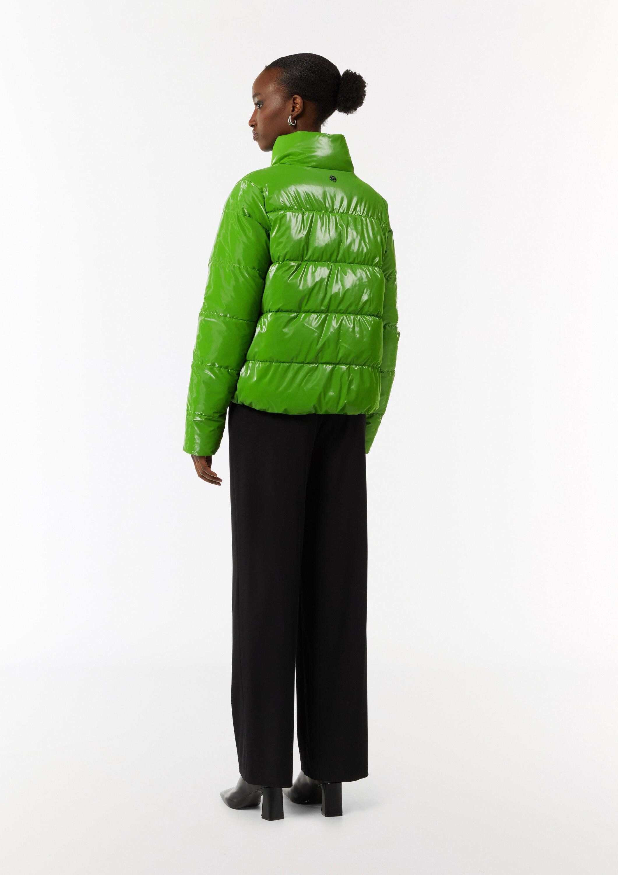 comma Winterjacke Outdoor-Jacke Glänzende Jacke mit Steppung