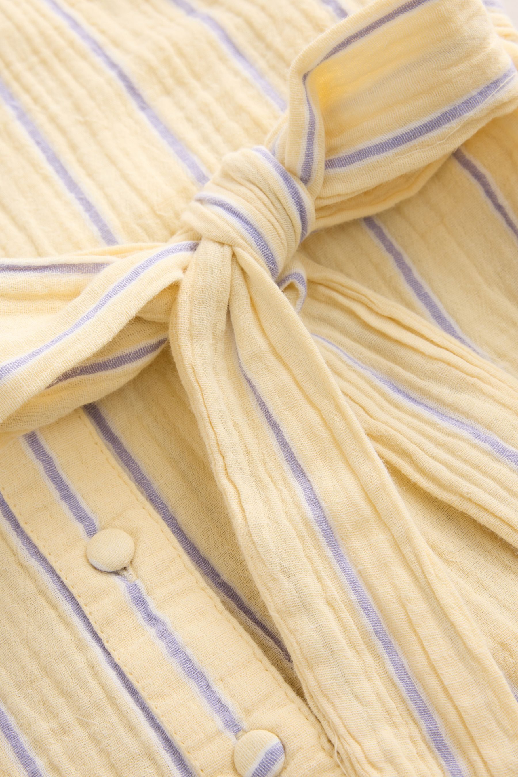 Next Hemdblusenkleid Hemdblusenkleid mit kurzen Ärmeln und Bindegürtel (1-tlg)