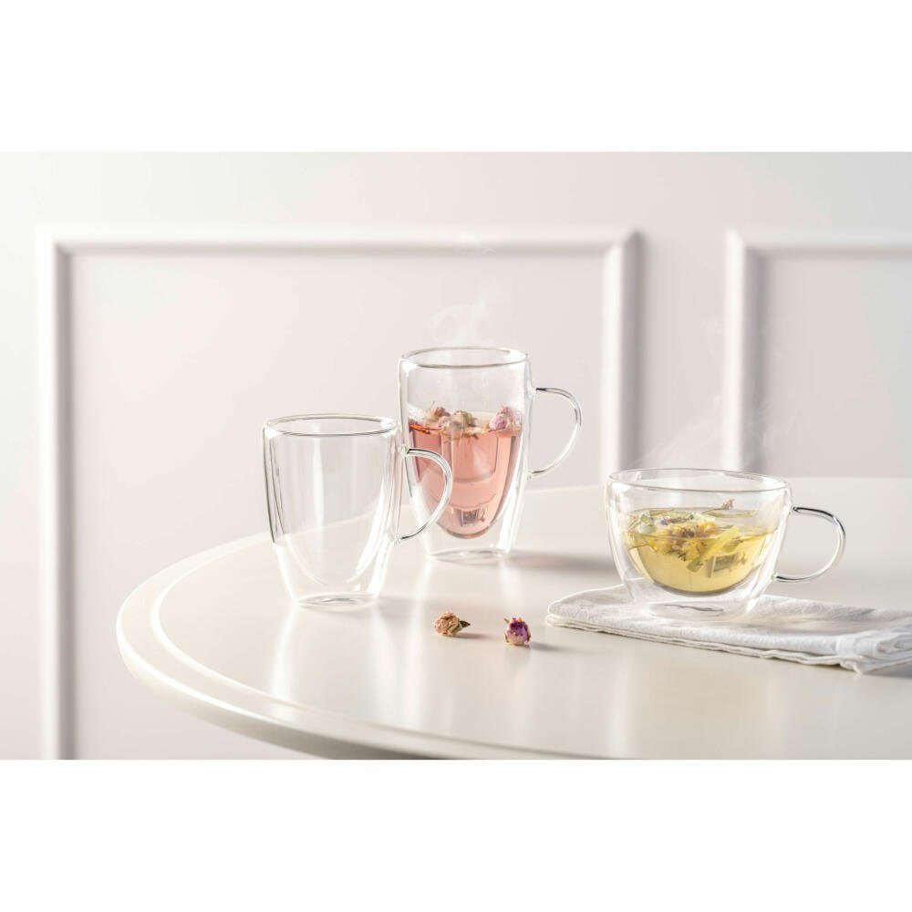 LEONARDO Becher Duo, 300 ml, Borosilikatglas