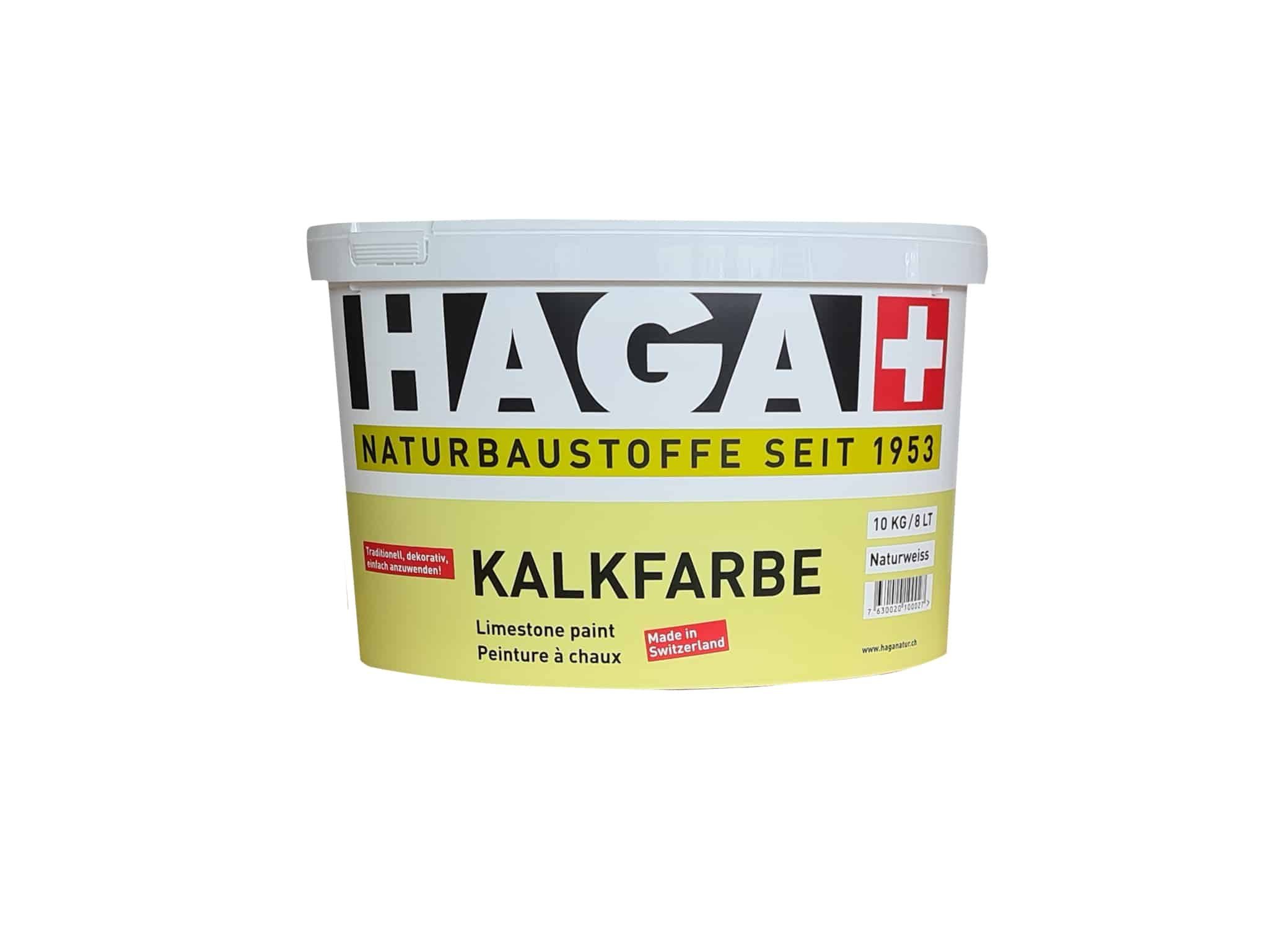 HAGA Naturbaustoffe HAGA Naturweiss Wandfarbe Kalkfarbe