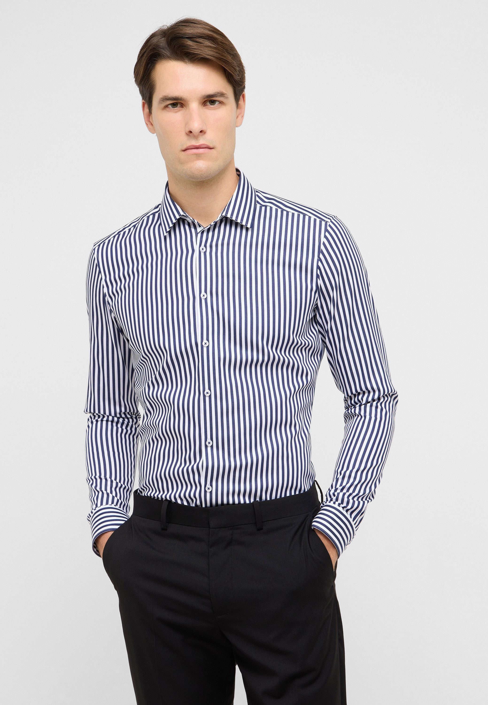 Eterna Langarmhemd SUPER SLIM NON IRON (bügelfrei)