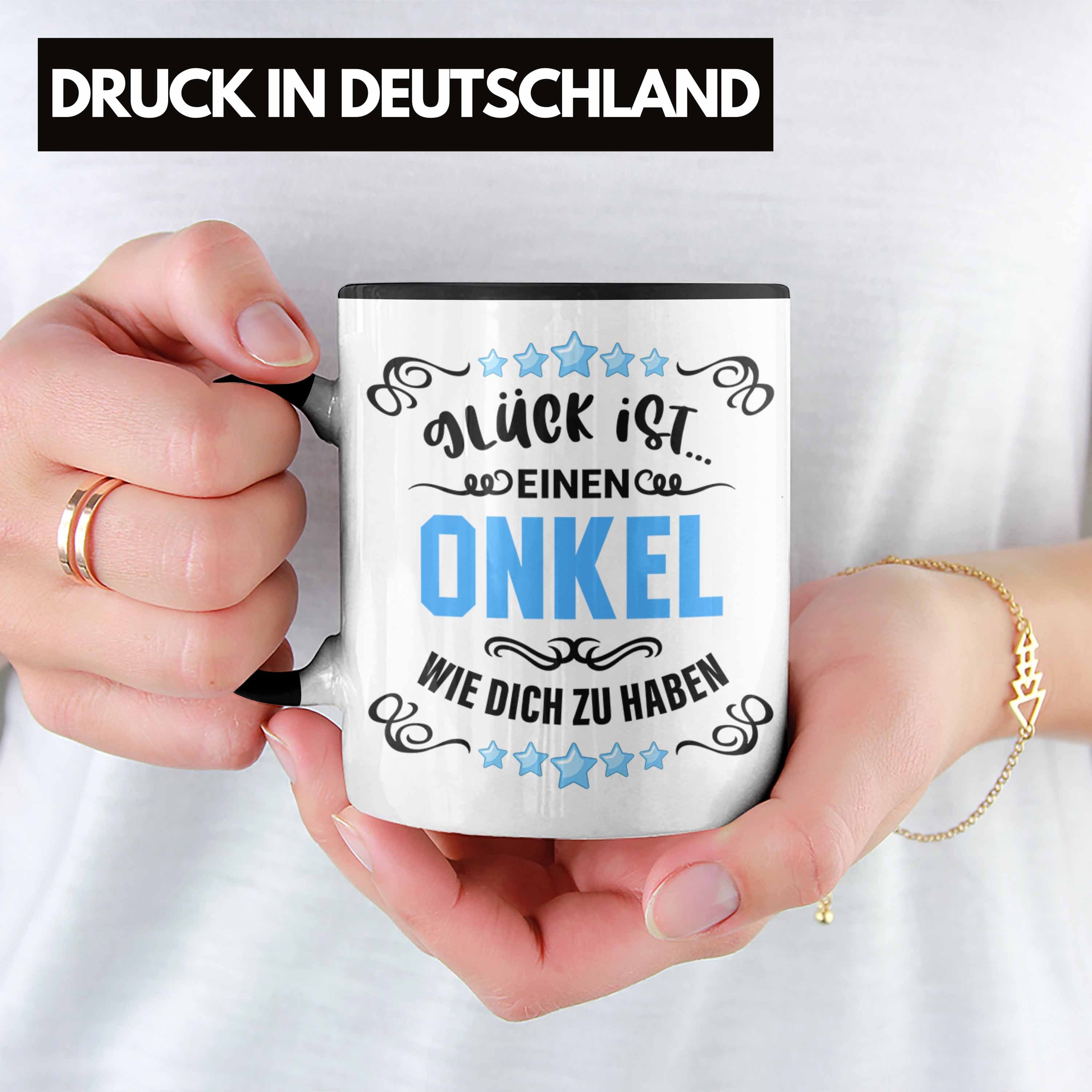 Geschenke Neffe Onkel Trendation Schwarz Onkel für Tasse Geschenk Tasse Nichte - Lustige Nichten Spruch Geschenkidee von Trendation Bester