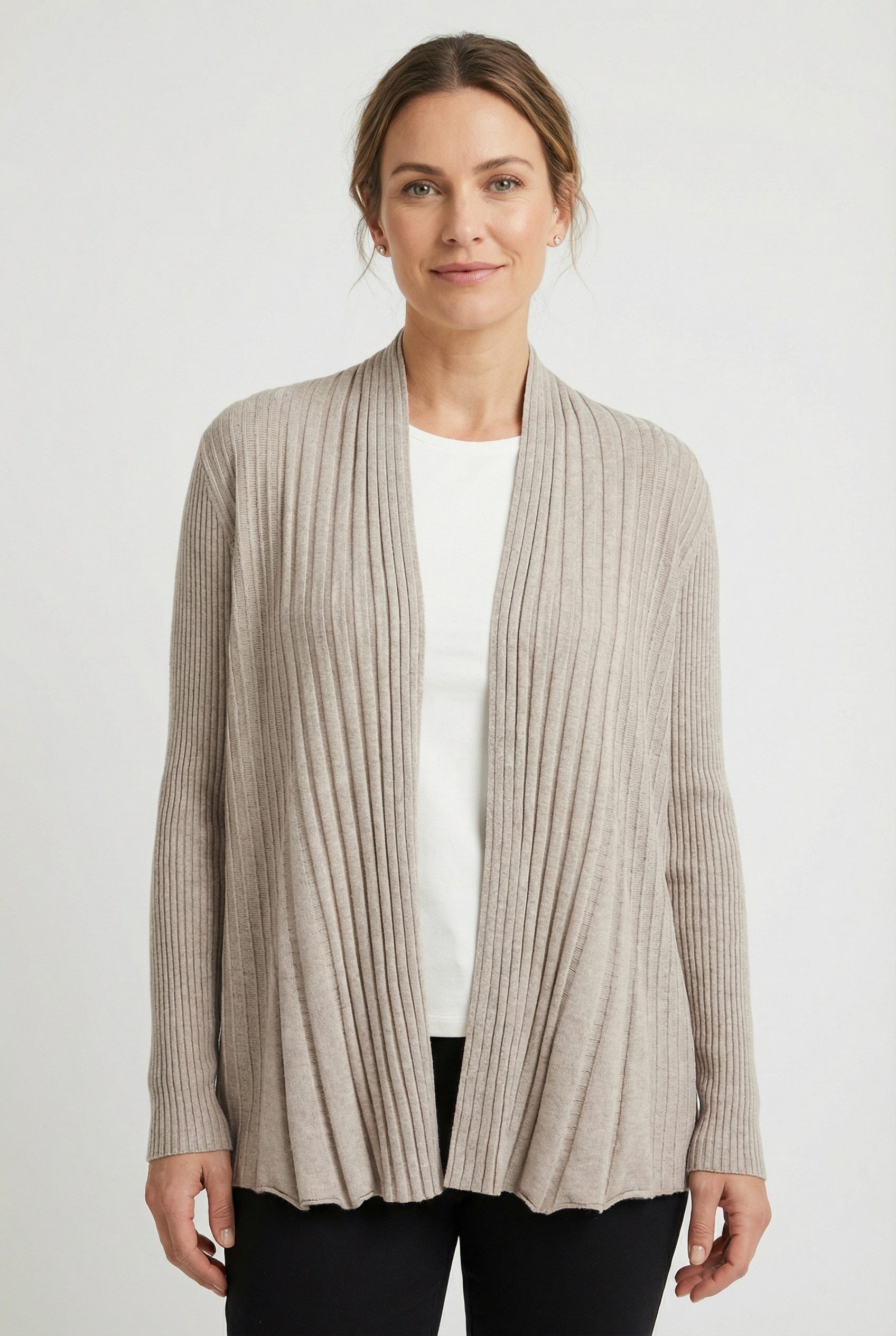 FREEQUENT Strickjacke FQCLAUDISSE-S-CAR in Feinstrick-Qualität und ohne Verschluss