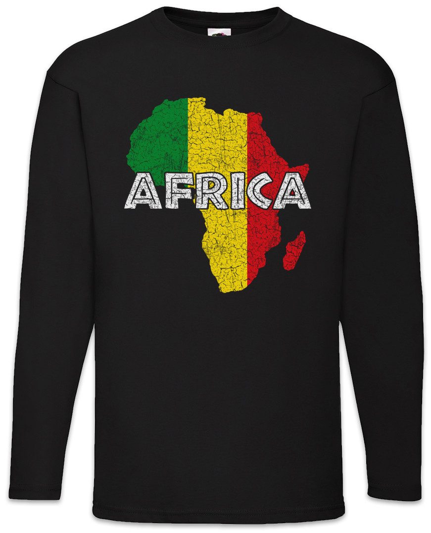 Langarmshirt Reggae Africa Langarm T-Shirt Zion Music Jah Babylon Musikfari