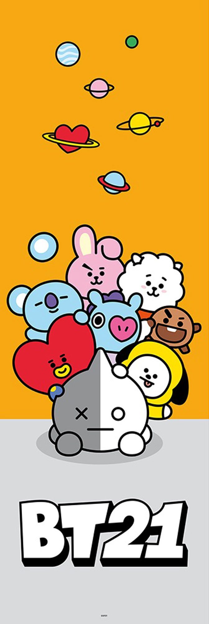 Poster BT21 - Türposter - Group