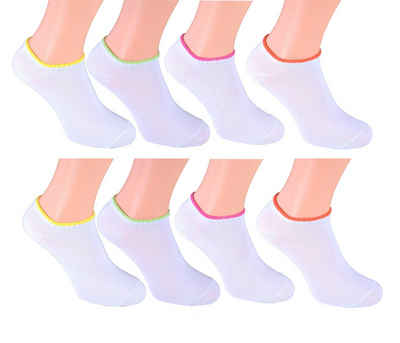 Cocain underwear Sneakersocken 8 Paar Sneaker Socken Marke Füsslinge Söckchen für Damen Baumwolle (8-Paar) verschiedene Modelle