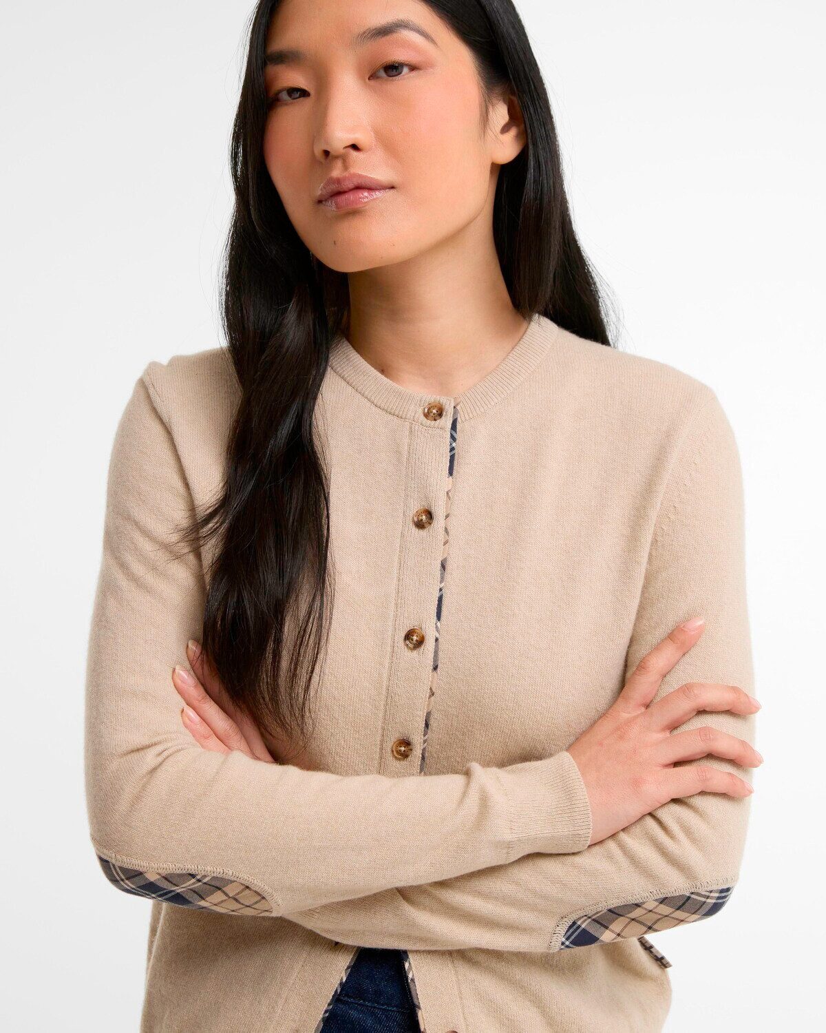 Barbour Cardigan Rundhals-Cardigan Pendle Knitted