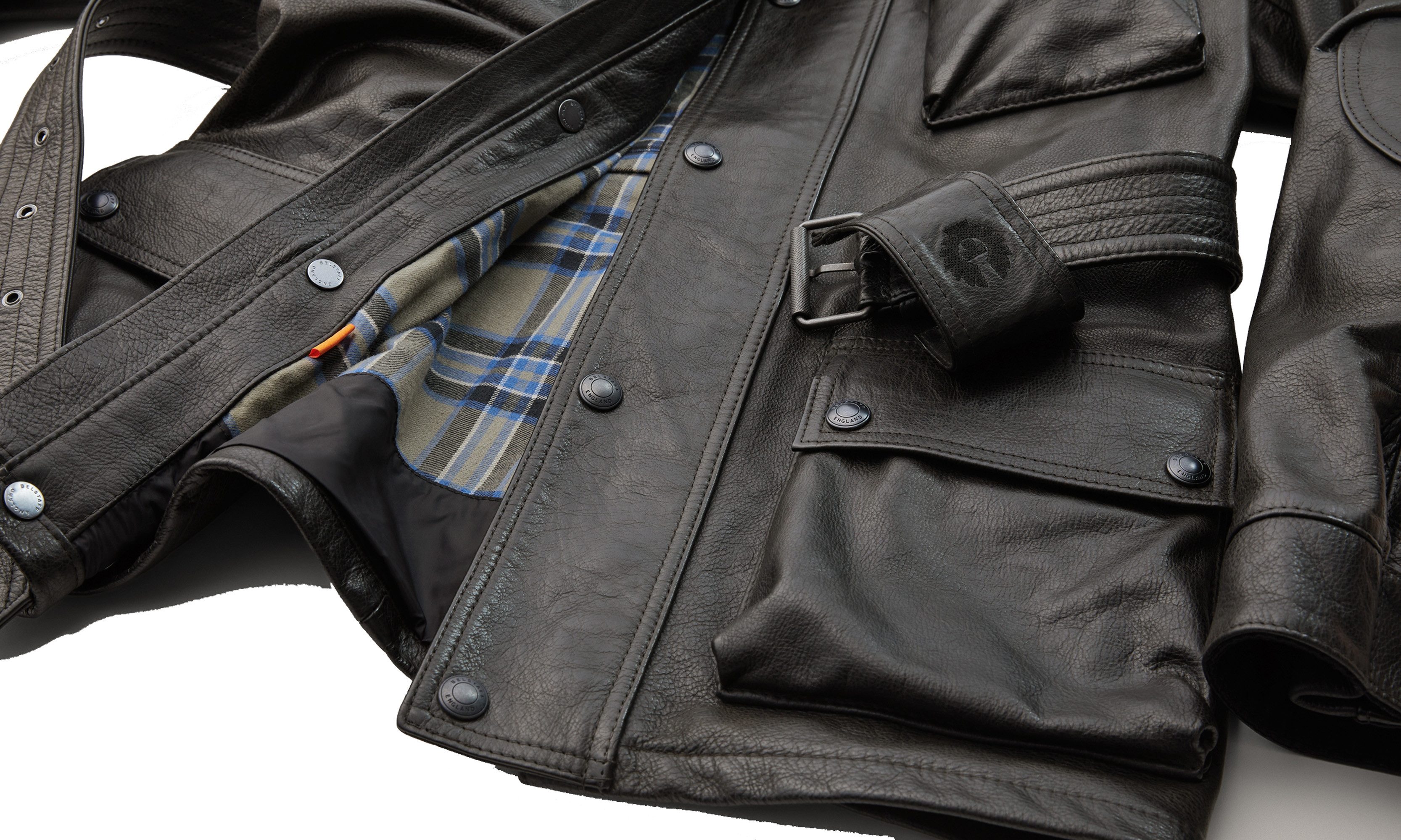 Belstaff Motorradjacke Trialmaster Motorrad Lederjacke Ellenbogenprotektoren enthalten,Schulterprotektoren enthalten