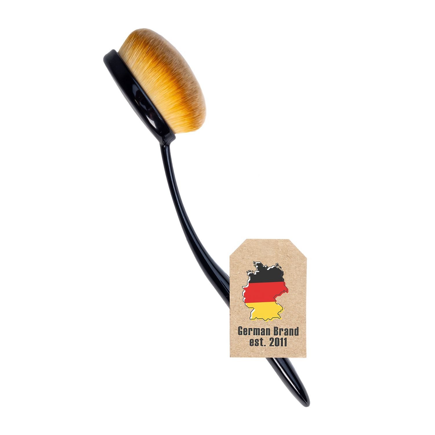 Intirilife Kosmetikpinsel-Set, 1 tlg., Make Up Pinsel Oval in Größe 2 - Pinsel Durchmesser 3.5 cm