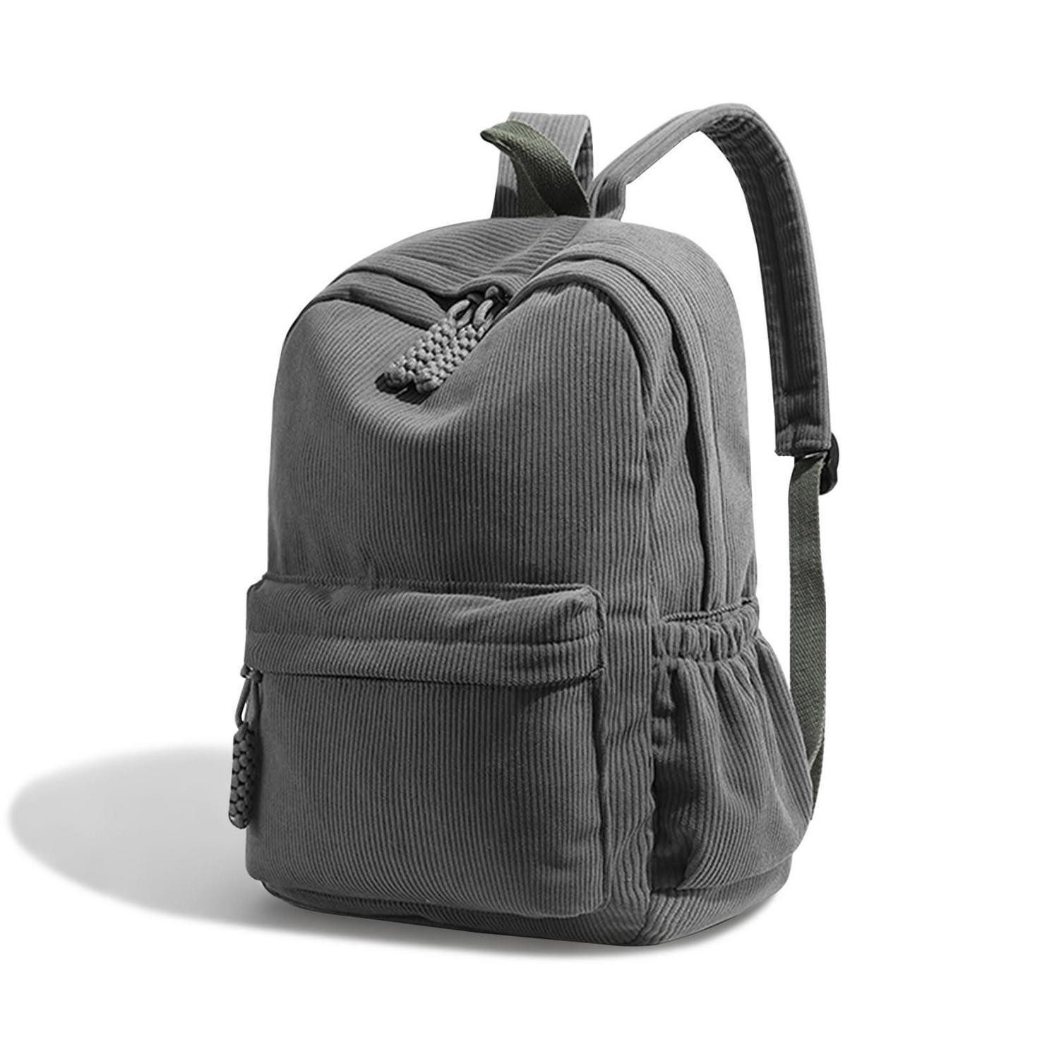 LuxusKollektion Daypack Cord Rucksack Daypack Grau