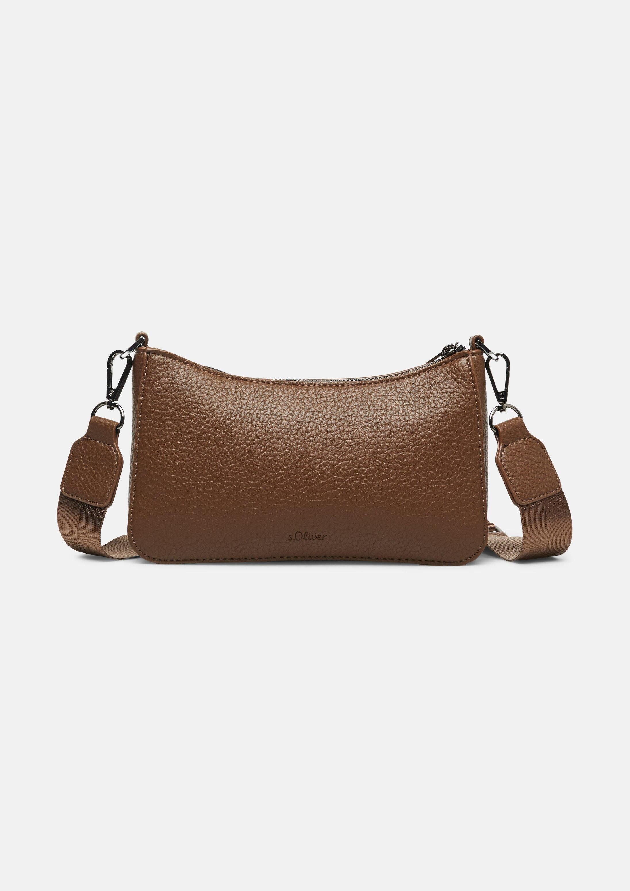 s.Oliver Umhängetasche Tasche, Tasche mit Logo-Prägung und verstellbarem Gurt