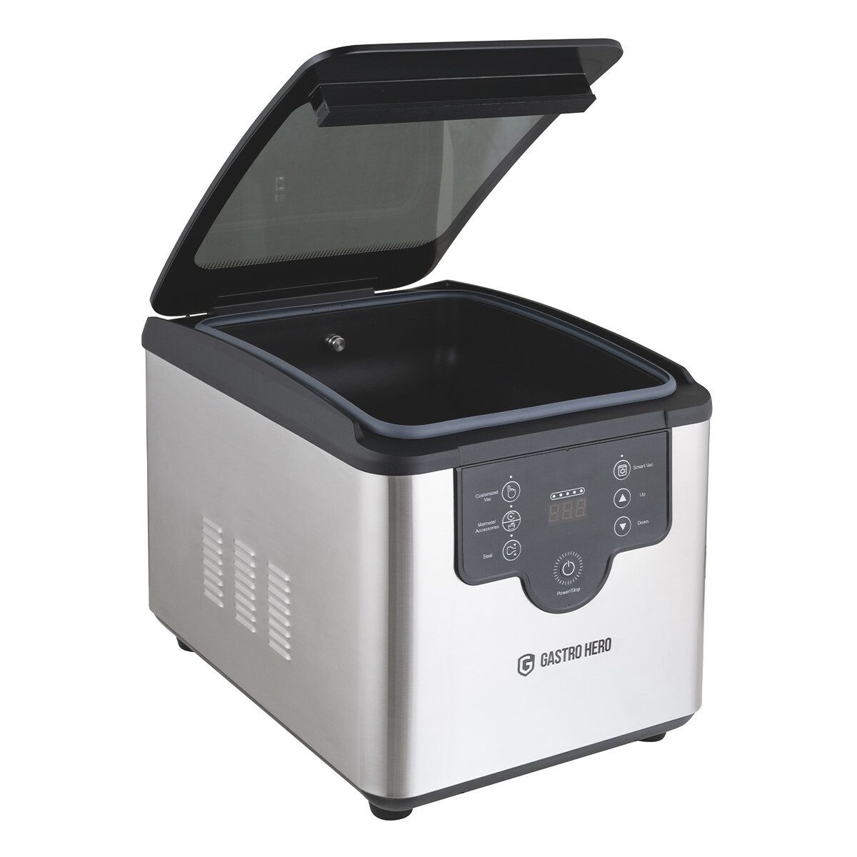 GastroHero Hand-Vakuumierer Kammer-Vakuumiergerät - 133 l/min - 250 mm Schweißnaht, 800W