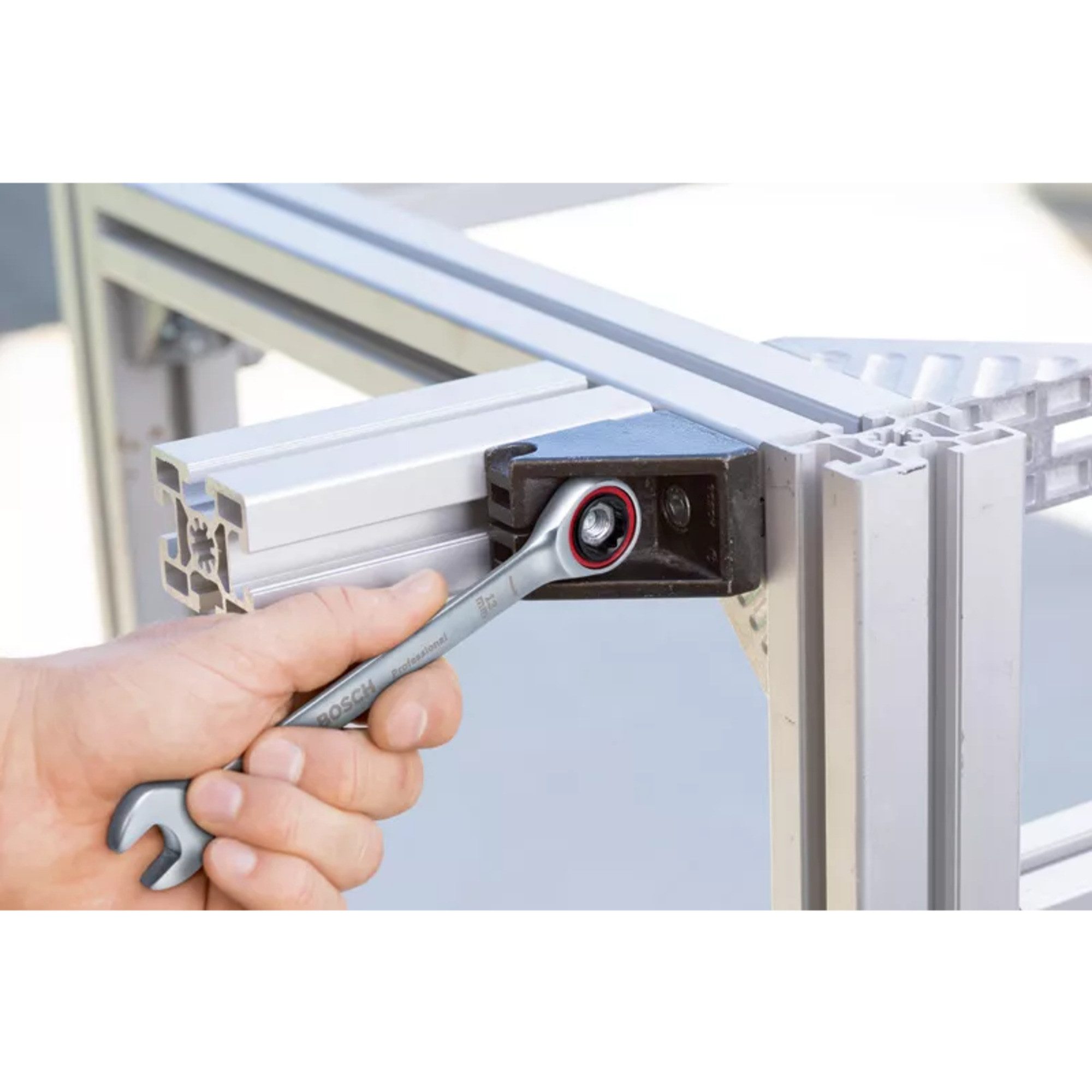 Bosch Professional Maulschlüssel Bosch Professional Ringmaul-Ratschenschlüssel-Set