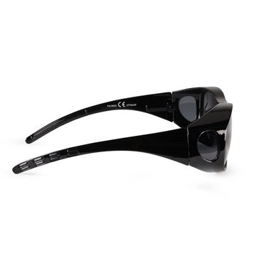 FALINGO Sonnenbrille »Sonnenüberbrille Überzieh Sonnenbrille Überbrille Überziehbrille FLEXI EDITION polarisiert UV 400«