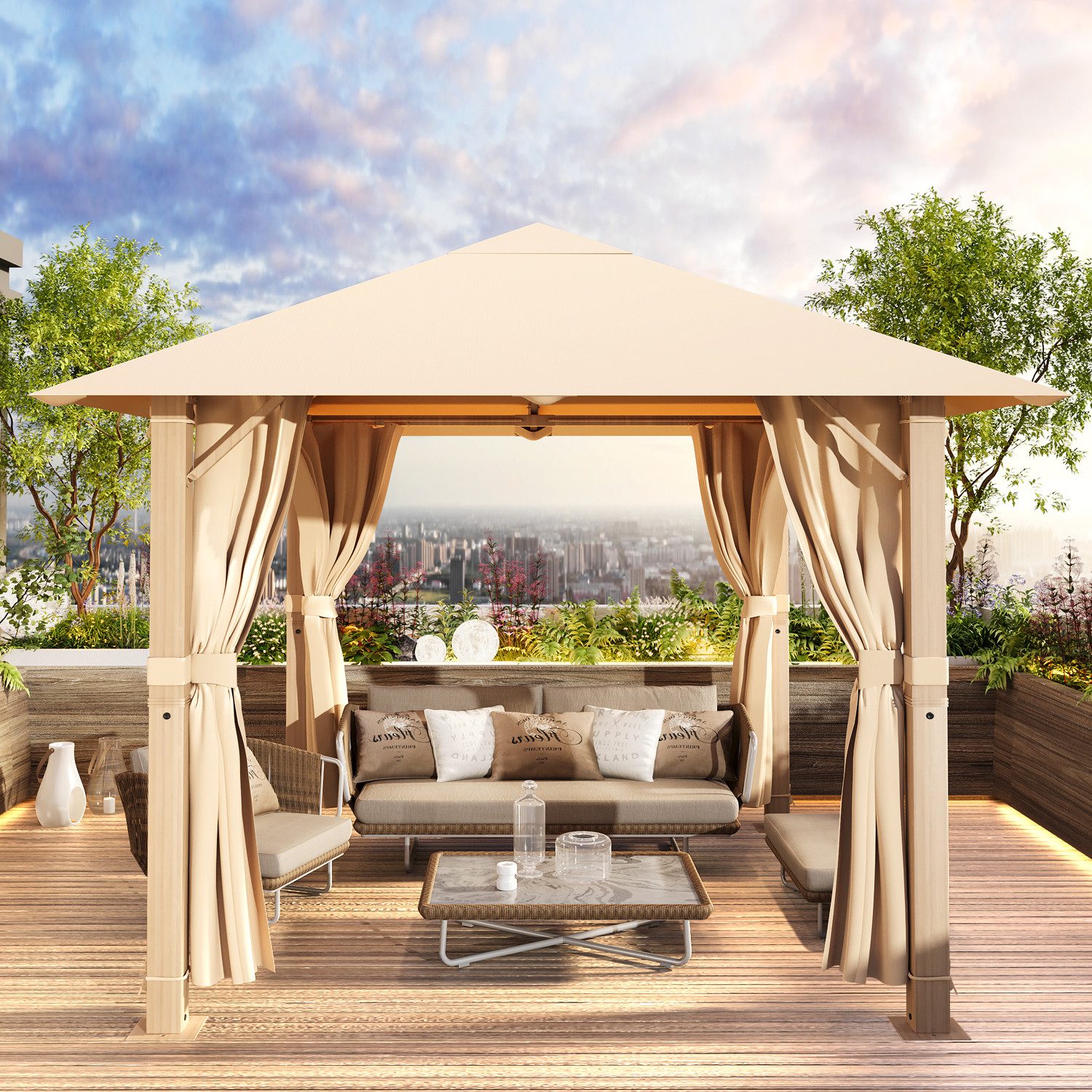 HOMALL Pavillon Alu Pavillon Festzelt Größen günstig online kaufen