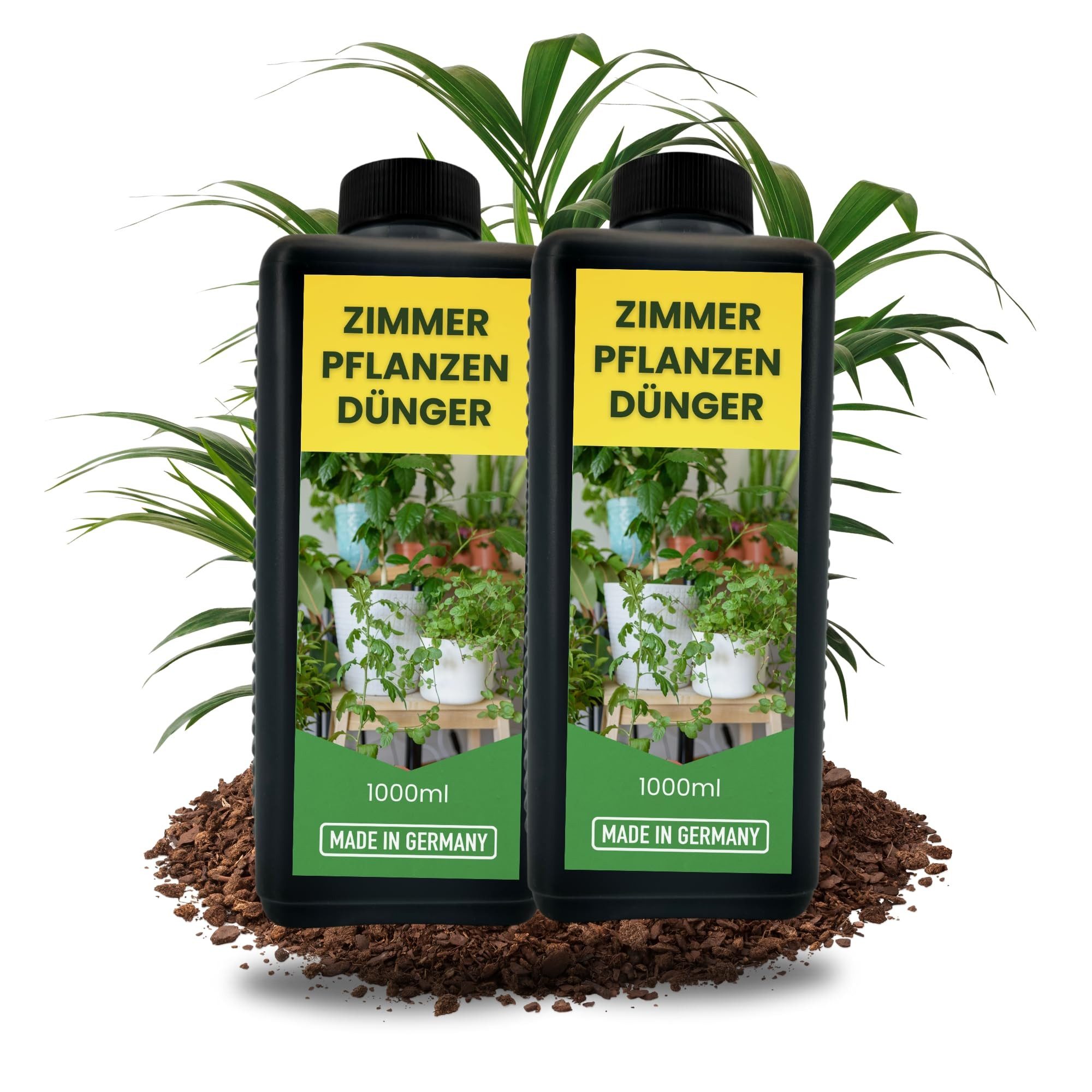 TronicXL Spezialdünger 2L Zimmerpflanzendünger MADE IN GERMANY Universal Grünpflanzen Dünger, Flüssigdünger, 2-St., flüssig Zimmerpflanzen Grünpflanzendünger