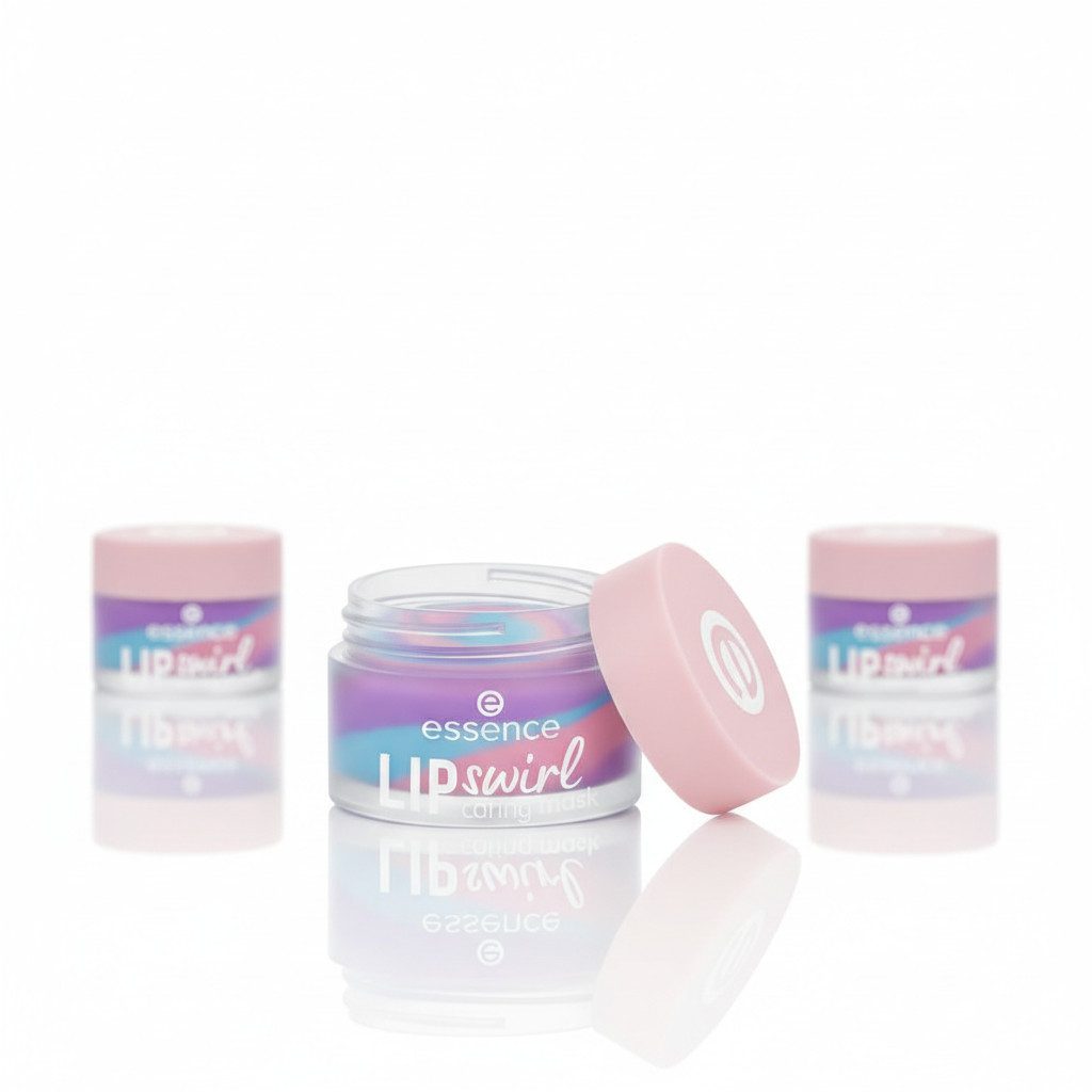 Essence Lippenmaske LIP swirl caring mask, 3-tlg., 3-tlg., pflegend, versorgend, glättend