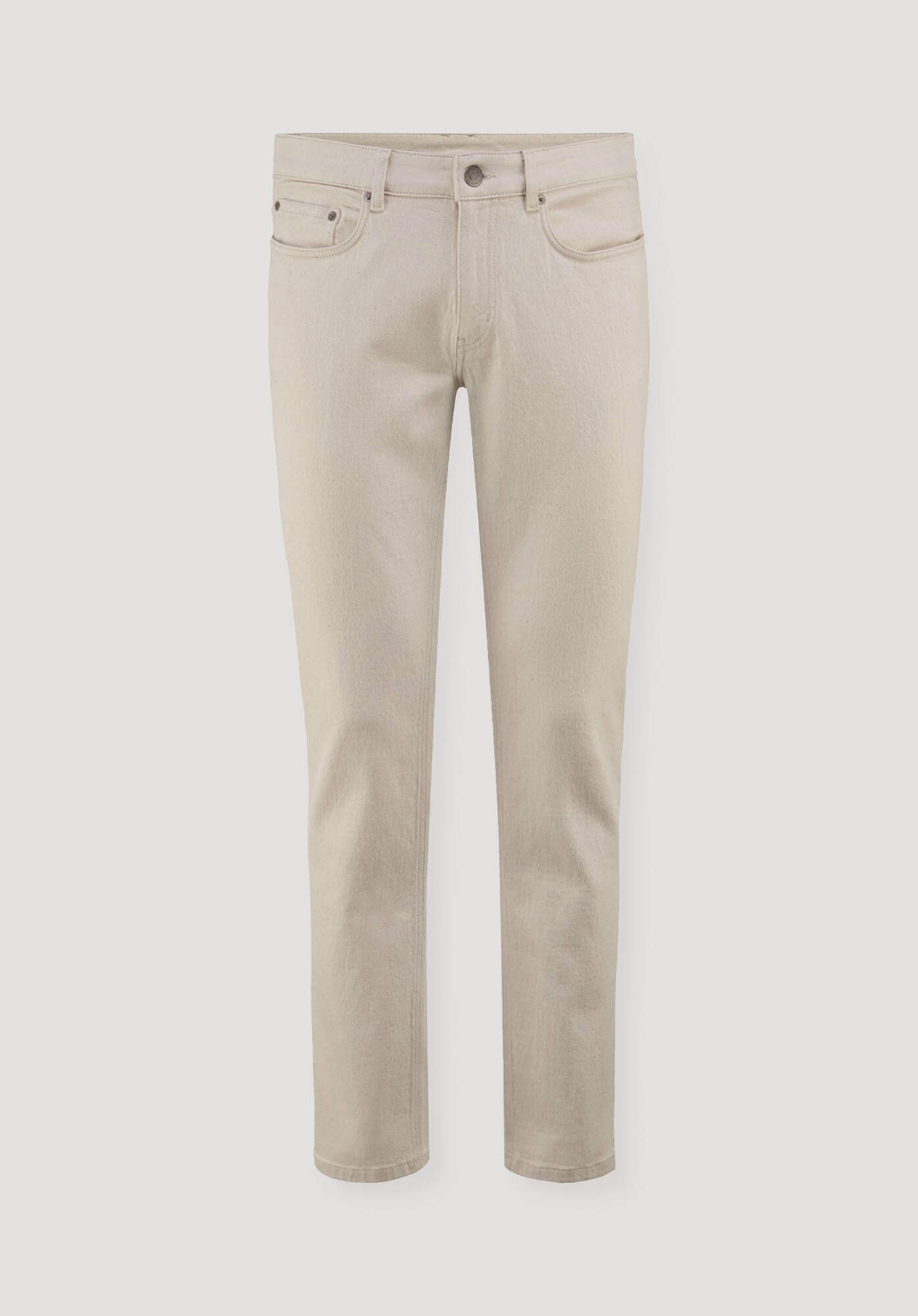 Hessnatur Bequeme Jeans aus Bio-Denim mit Hanf (1-tlg) aus Bio-Denim mit Hanf