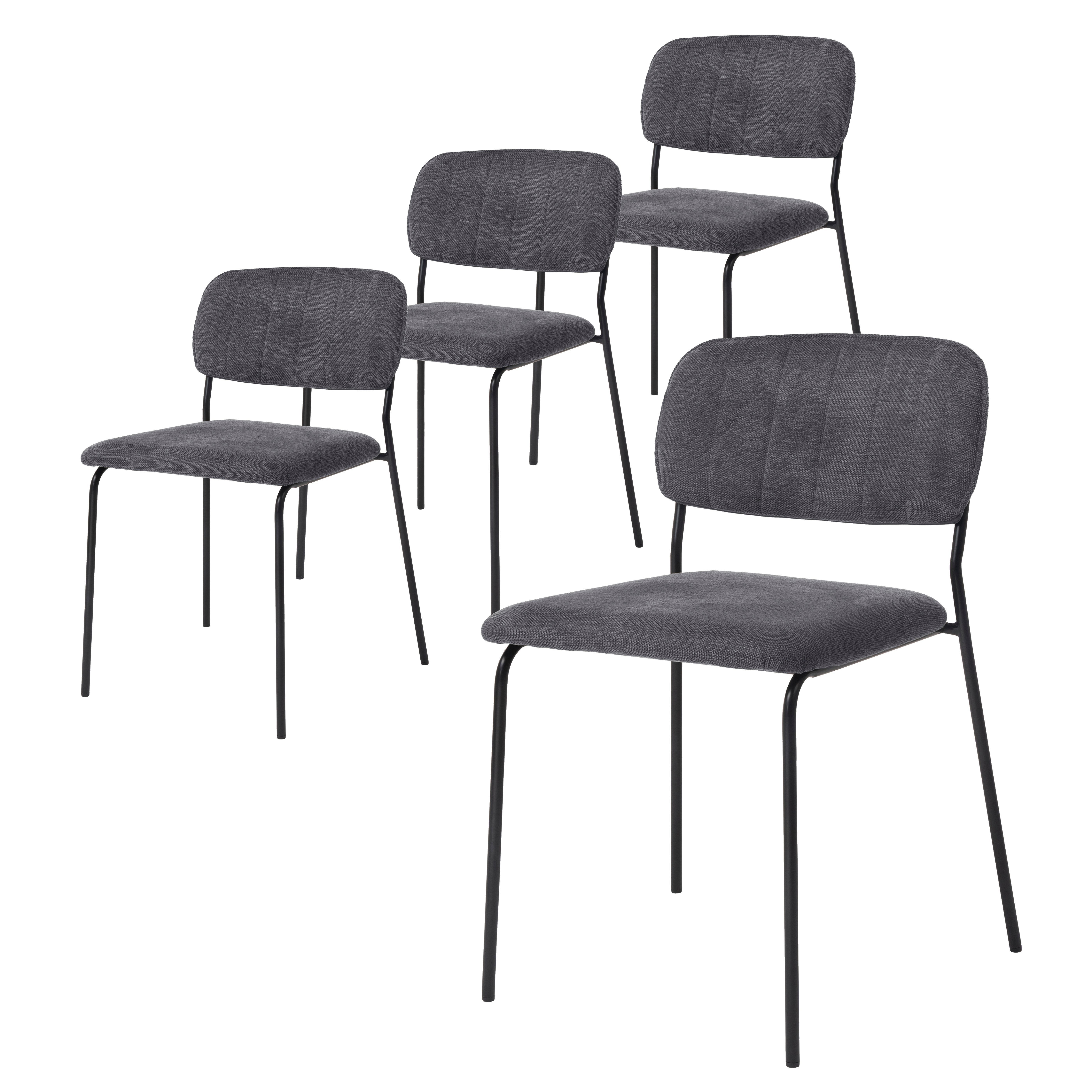 Zedelmaier Esszimmerstuhl stühle 4er Set, Stuhl esszimmer, esstisch