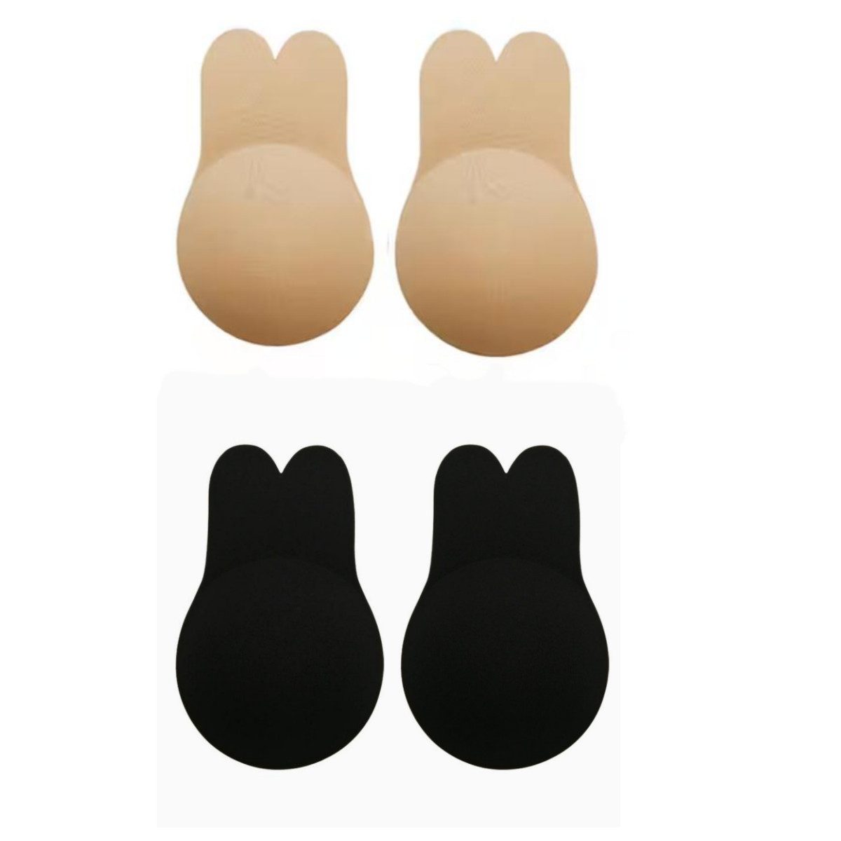 XDeer Klebe-BH 2 Stück Klebe Bh, Klebe Bh Push-Up, Unsichtbarer,Wiederverwendbare Sticky Bra für Abendkleid Brautkleid Badeanzug und Rückenfreie